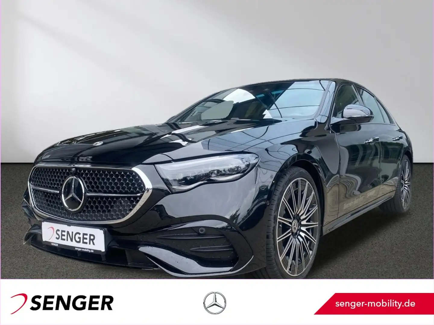 Mercedes-Benz E 450 d 4M AMG DigitalLight Pano Distronic AHK Schwarz - 1