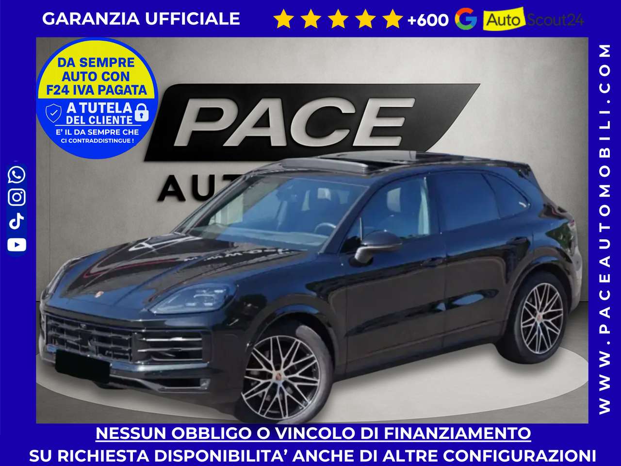 Porsche Cayenne 21" BOSE TETTO SPORT DESIGN SOFT CLOSE PDC HUD ACC