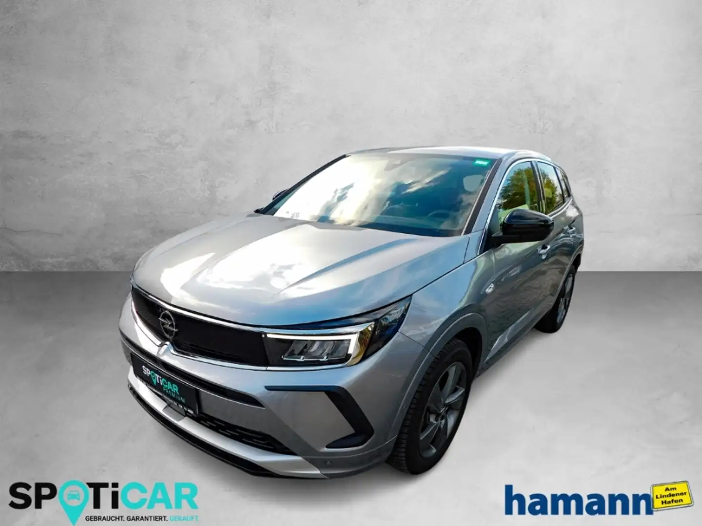 Opel Grandland Enjoy 1.2 Turbo Kamera Sitz-Hzg Allwetterreifen LE Grau - 1