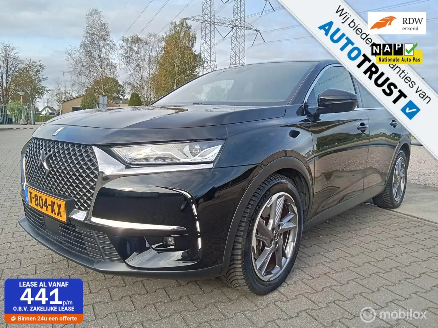DS Automobiles DS 7 Crossback E-Tense 4x4 Performance Line/200 pk/clima/navi Negro - 1