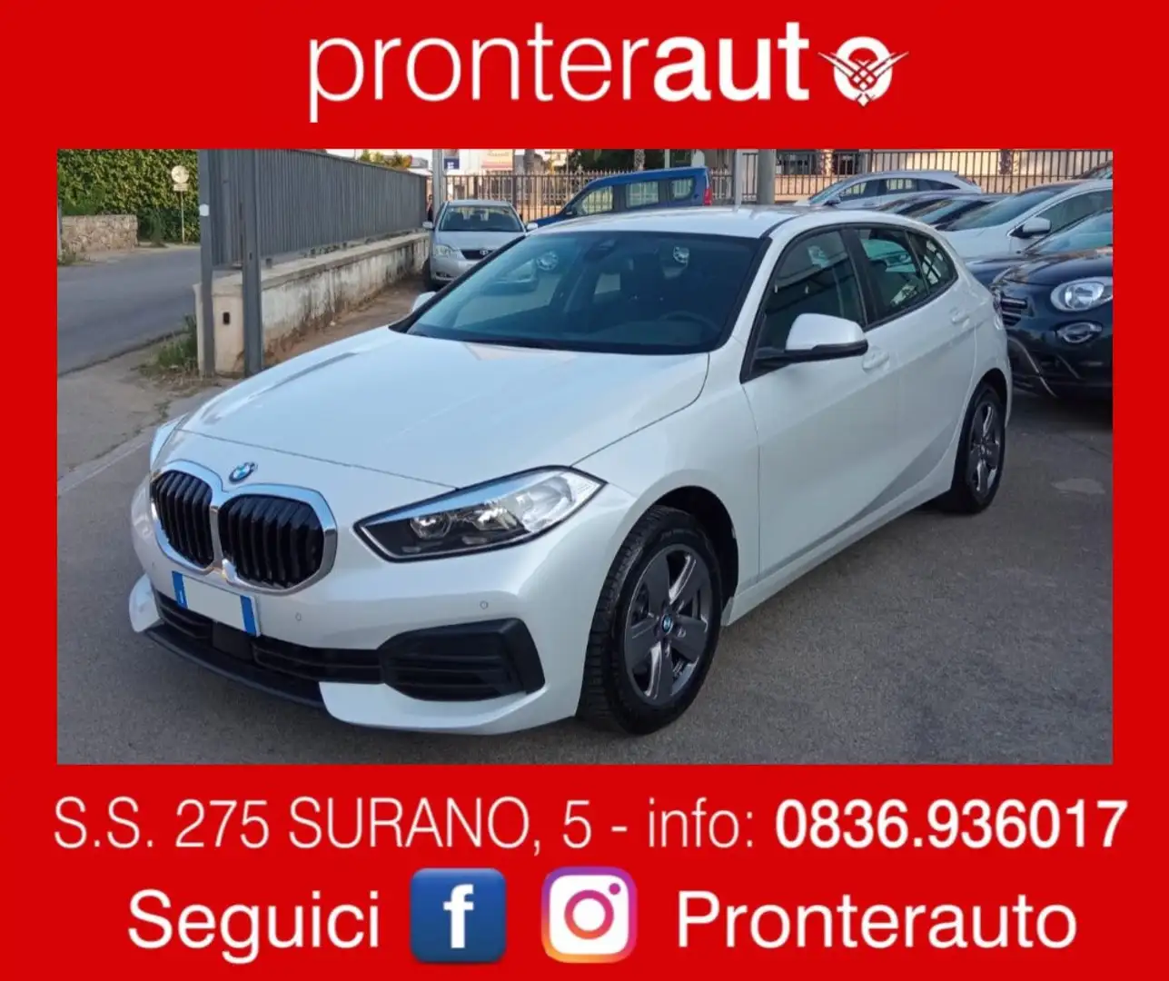 BMW 116 116d Advantage Steptronic Bianco - 1