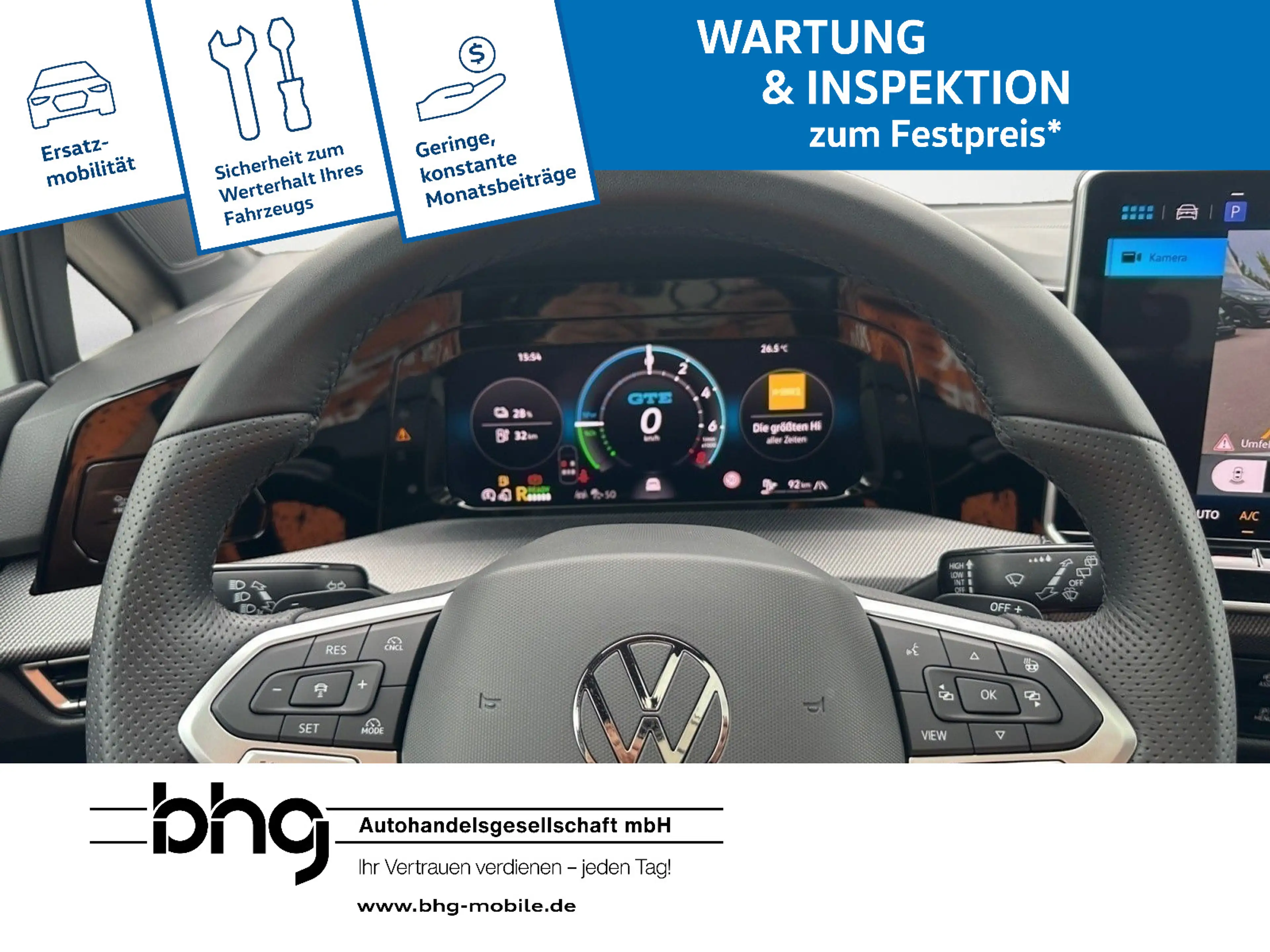 Volkswagen Golf GTE GTE DSG Pano HUD Navi ACC Kamera Matrix DAB — photo 11