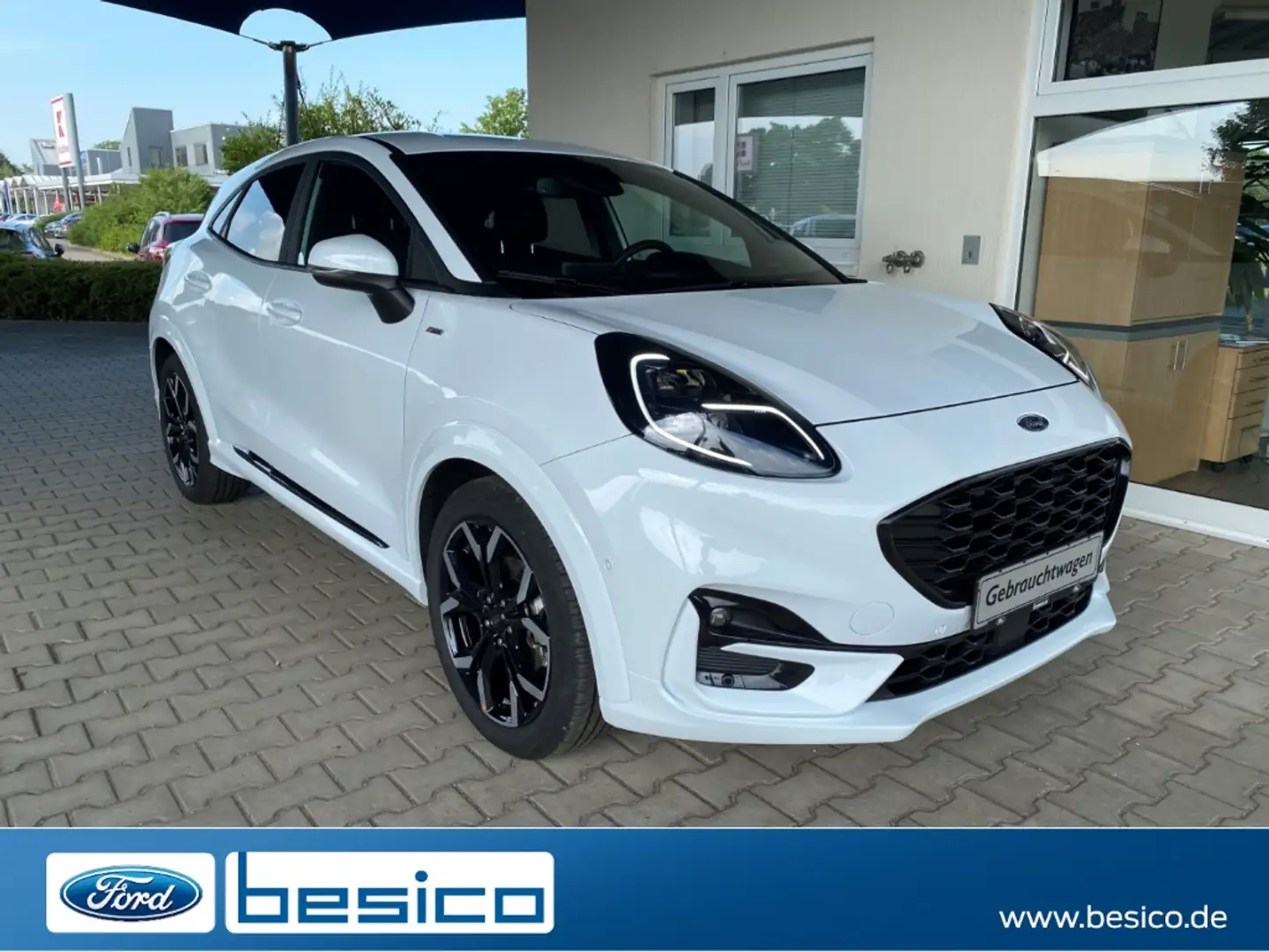 Ford Puma ST-Line X MHEV+LED+PDC+NAV+DAB+B&O+RFK+LMF+ Weiß - 1
