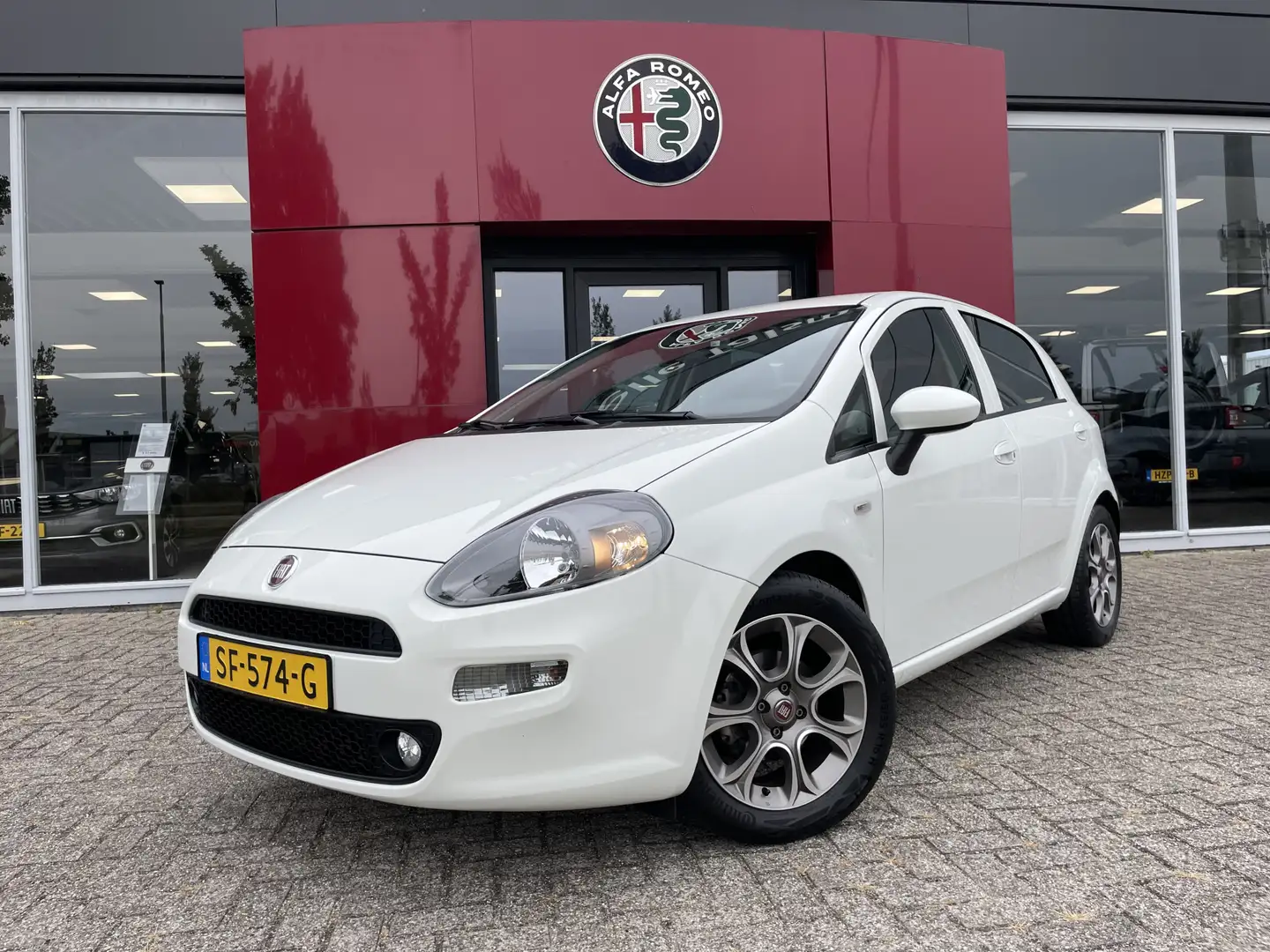 Fiat Punto Evo TwinAir Sempre 100 PK | Cruise control | Climate c Blanc - 2