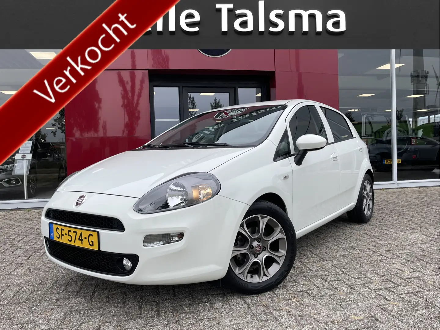 Fiat Punto Evo TwinAir Sempre 100 PK | Cruise control | Climate c Blanc - 1