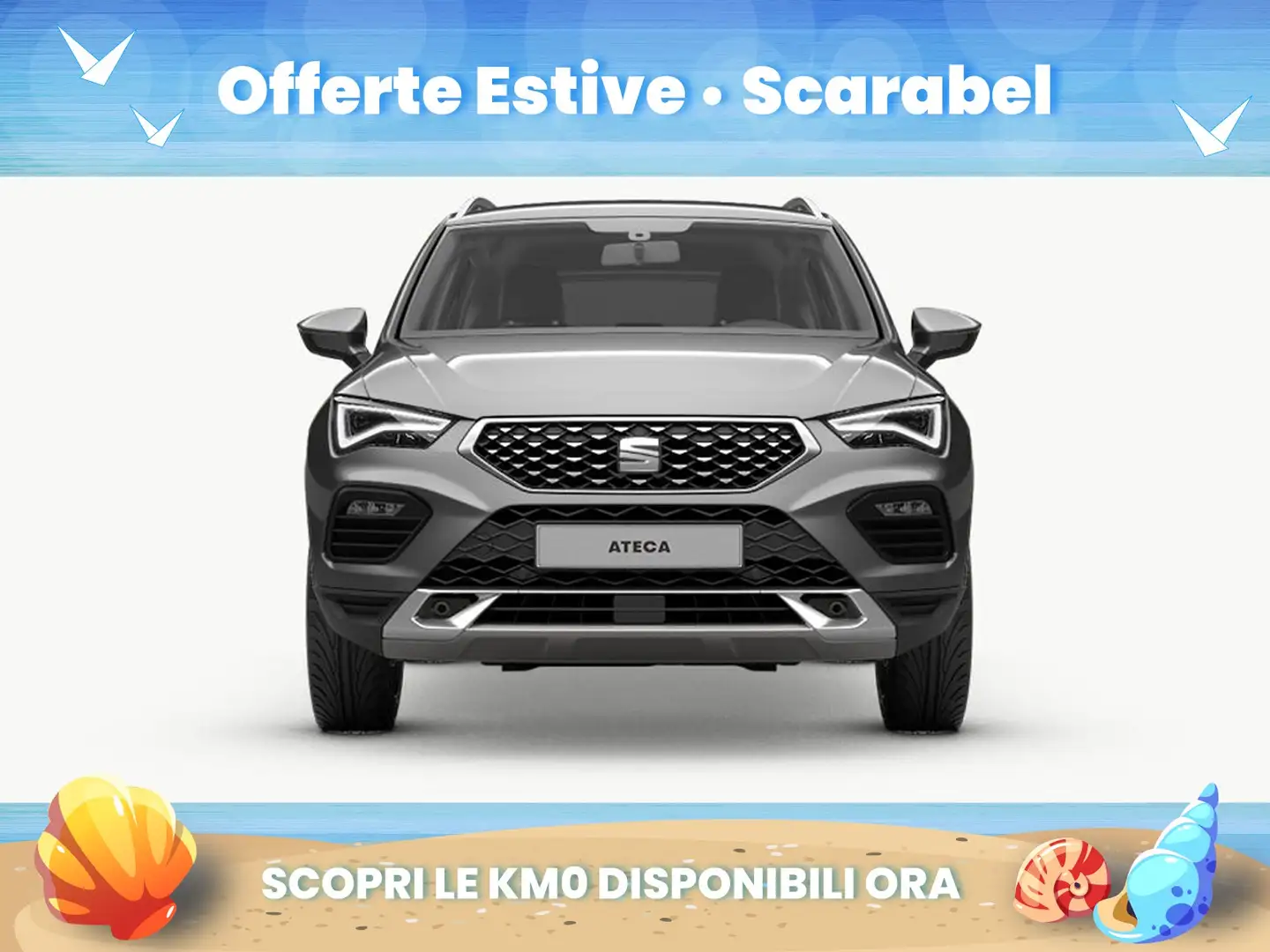 SEAT Ateca 2.0 tdi xperience 150cv dsg Grigio - 2