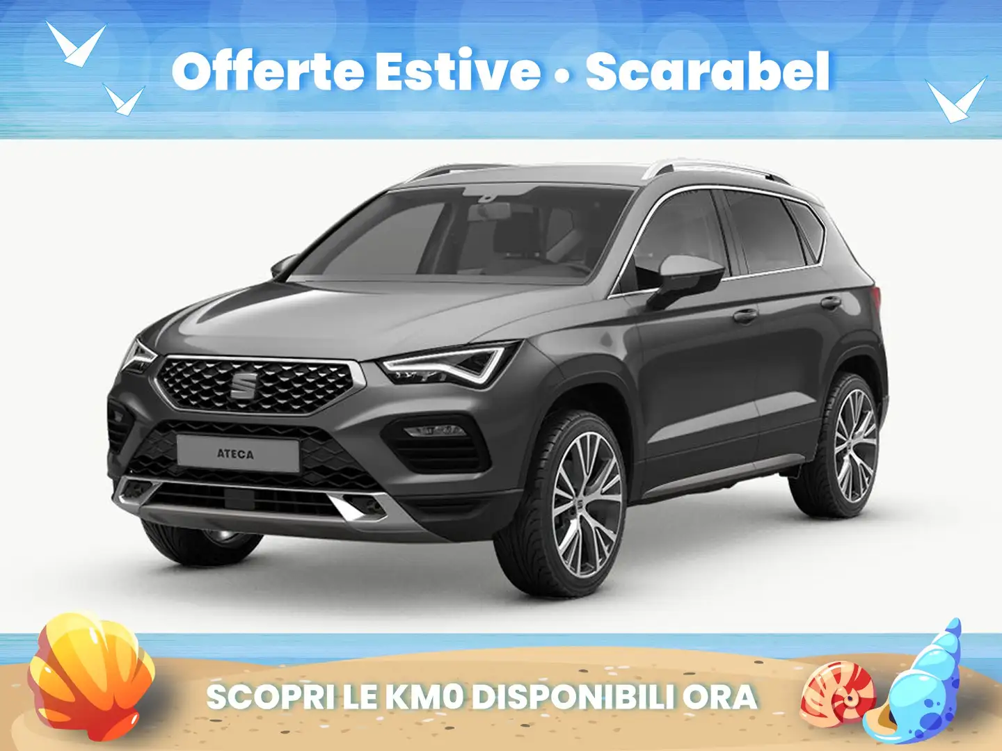 SEAT Ateca 2.0 tdi xperience 150cv dsg Grigio - 1