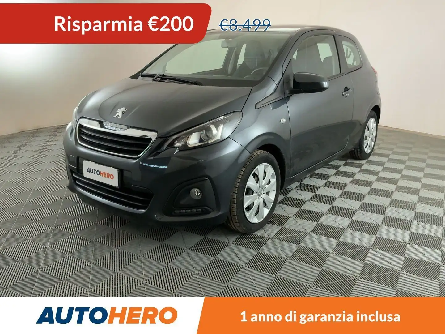 Peugeot 108 1.2 VTi Active 82 CV Nero - 1