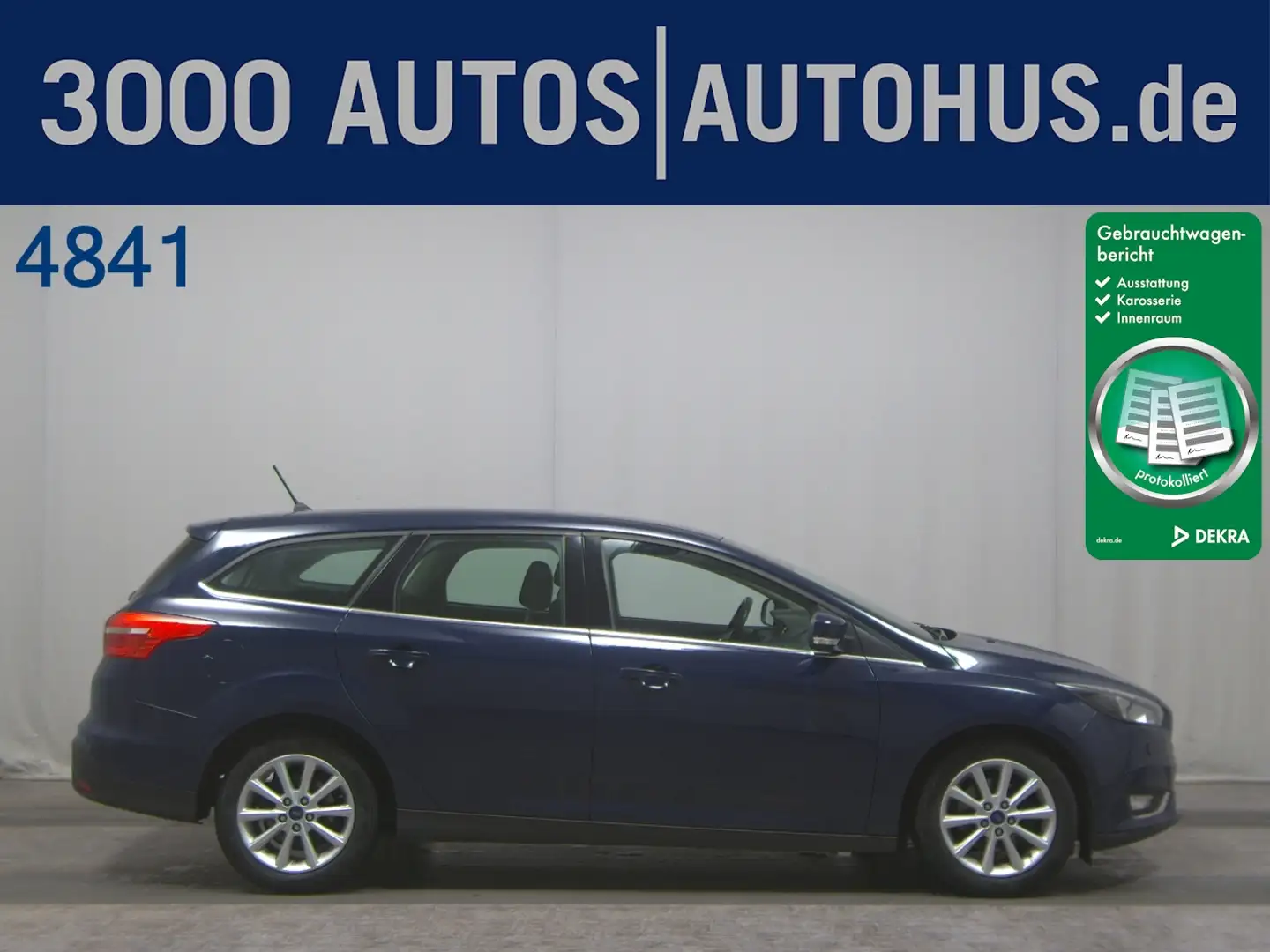 Ford Focus Turnier 1.0 EB Titanium Ahk Shz Bluetooth Blau - 1