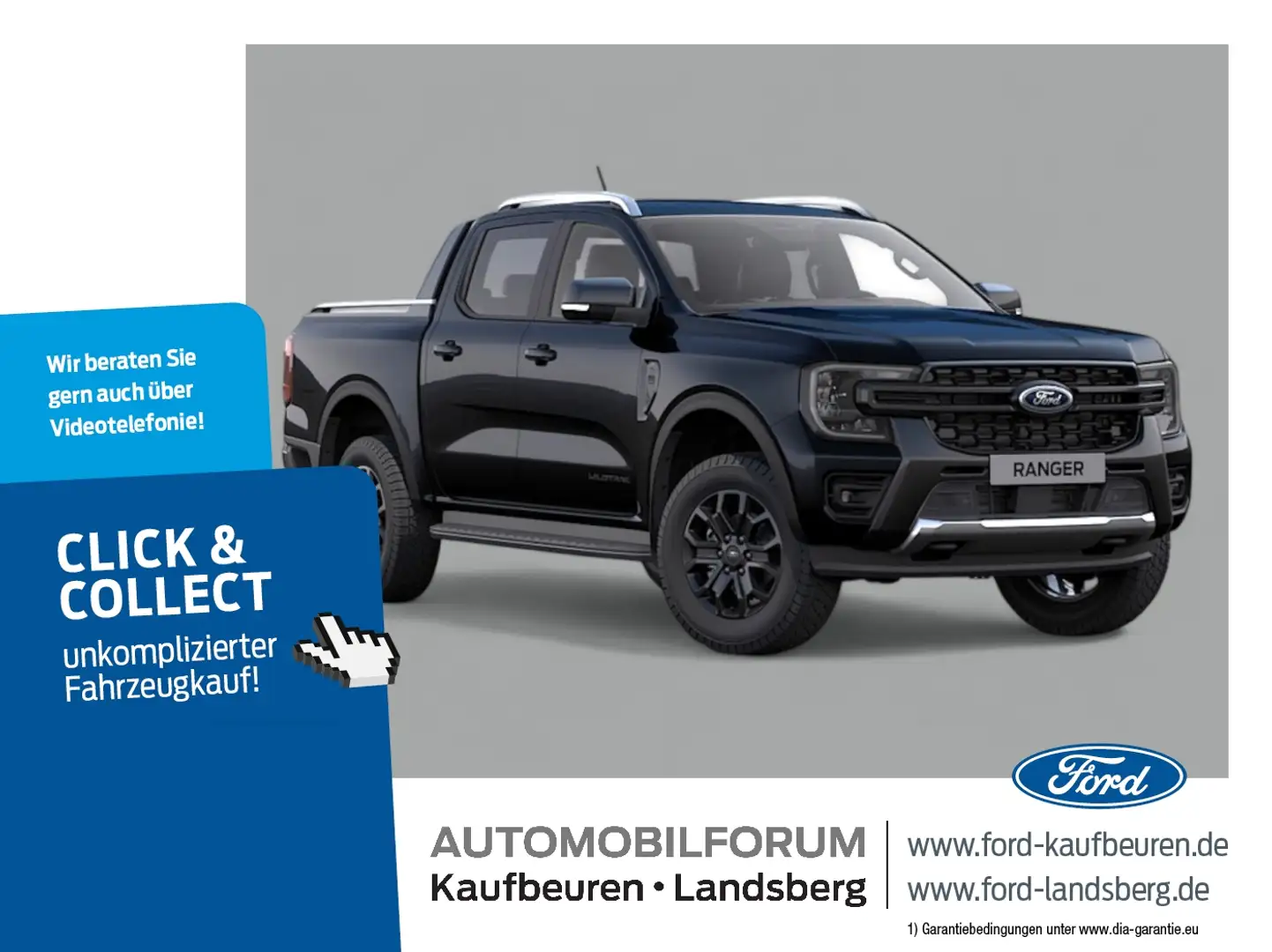 Ford Ranger Wildtrak | AHK | Navi | Kamera | Laderaumrollo Noir - 1
