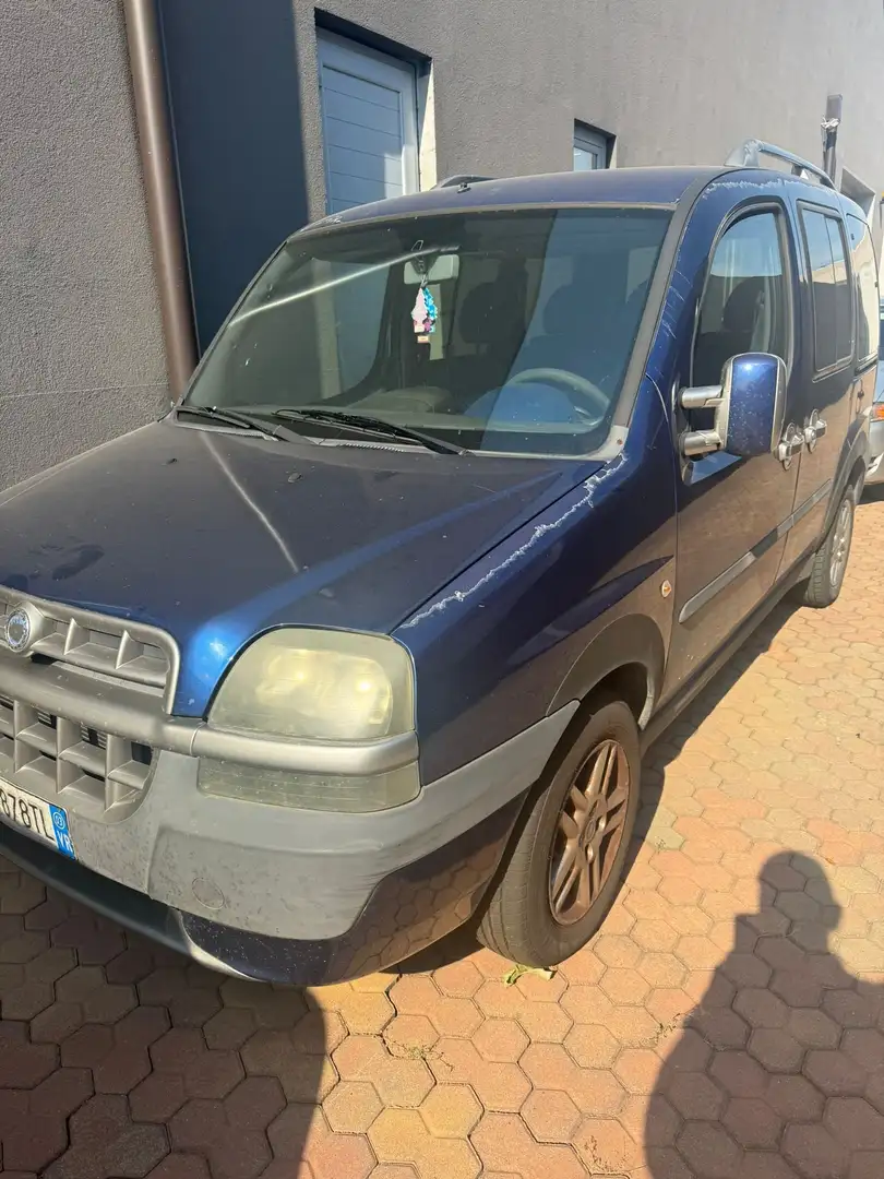 Fiat Doblo 1.9 jtd Malibu Azul - 1