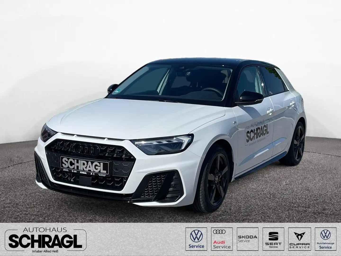Audi A1 Sportback 30 TFSI S line+LED+APP+BLACK+SITZHZ Weiß - 1