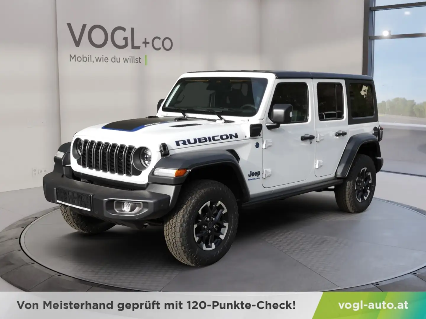 Jeep Wrangler PHEV MY25 2,0 380 PS AT 4xe Rubicon Weiß - 1
