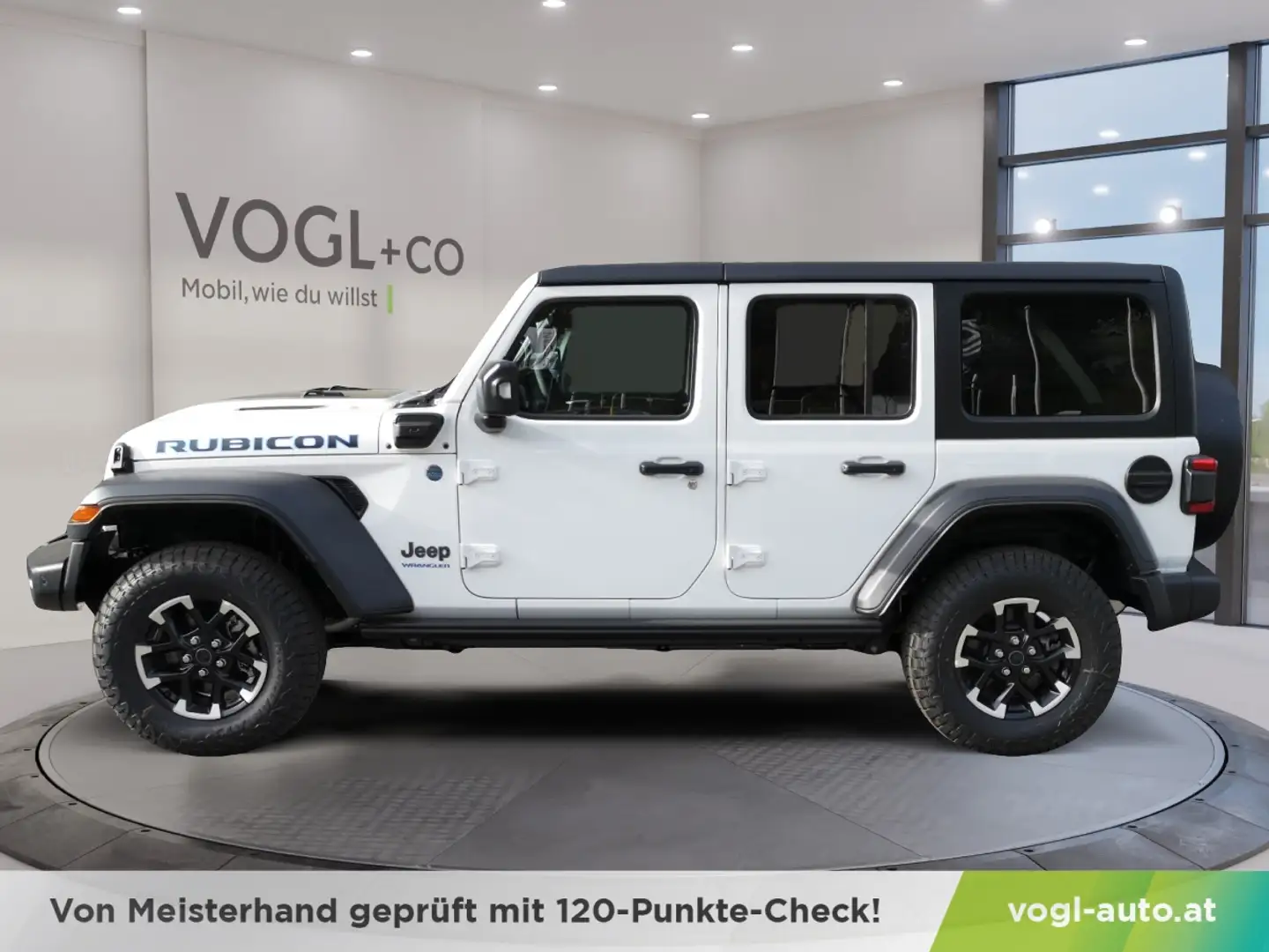 Jeep Wrangler PHEV MY25 2,0 380 PS AT 4xe Rubicon Weiß - 2
