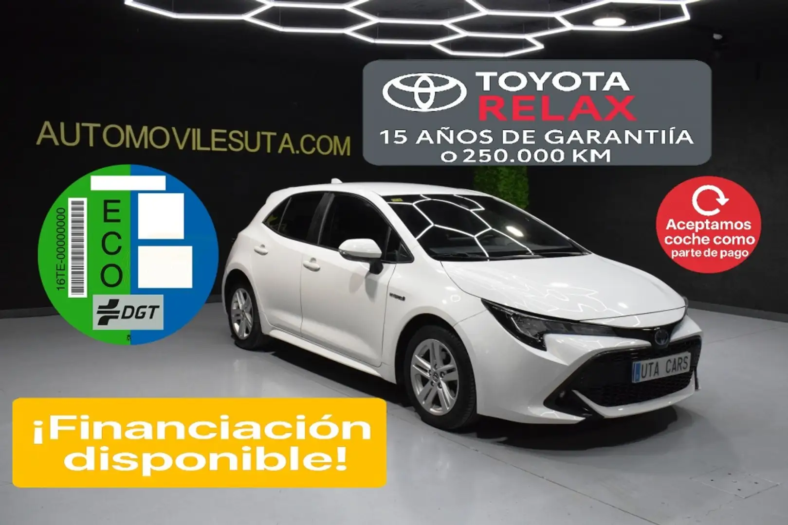 Toyota Corolla 125H Active Tech Blanc - 1
