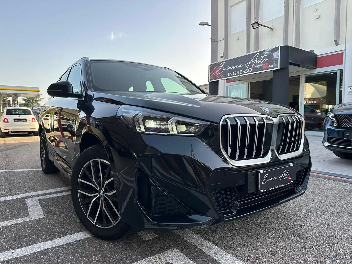 BMW X1 sdrive18d MSport M-SPORT M+PELLE+HARMAN+RETRO CAM Nero - 1