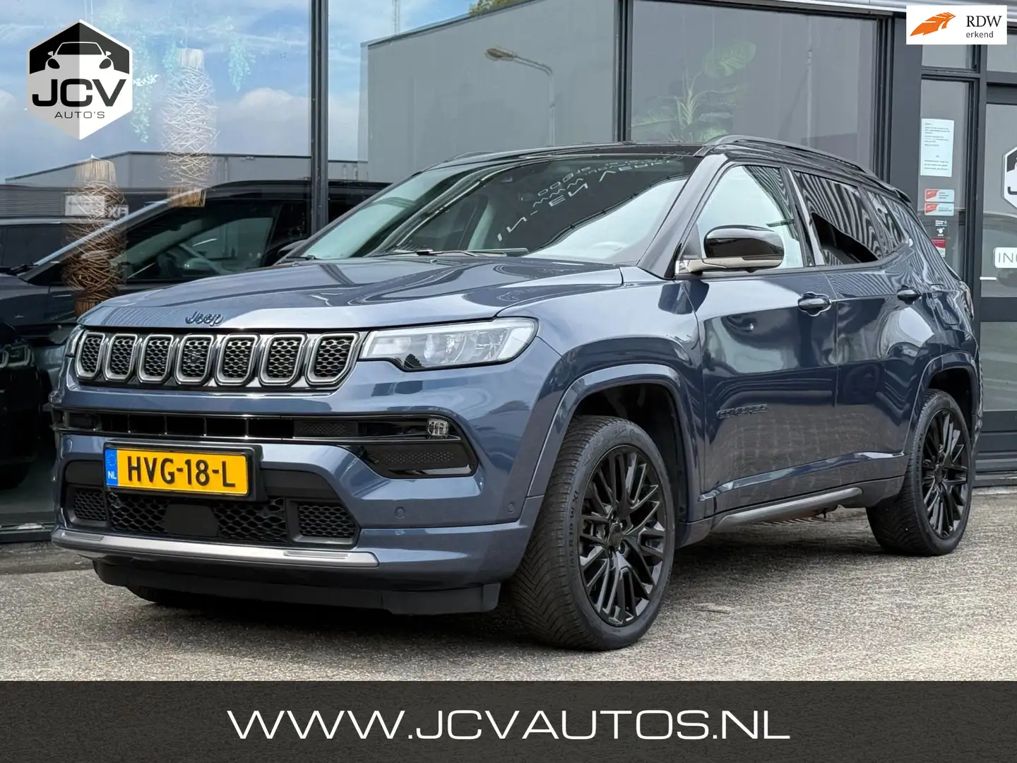 Jeep Compass 4xe 240 Plug-in Hybrid Electric S 360 CAM/LEER Blau - 1