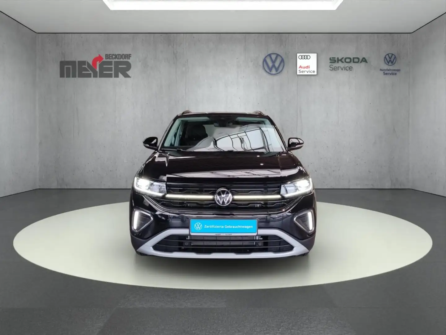 Volkswagen T-Cross GOAL 1.0 TSI Klima Einparkhilfe Sitzheizung Schwarz - 2