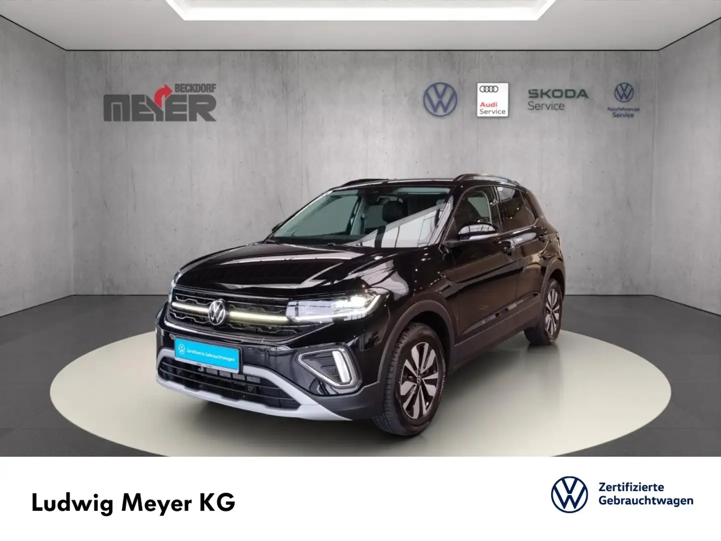 Volkswagen T-Cross GOAL 1.0 TSI Klima Einparkhilfe Sitzheizung Schwarz - 1