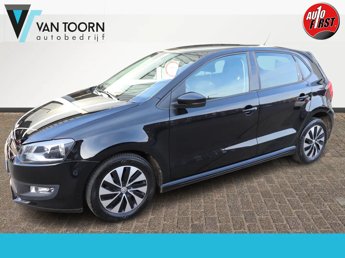 Volkswagen Polo 1.0 BlueMotion Edition. Dealeronderhouden. Zwart - 1
