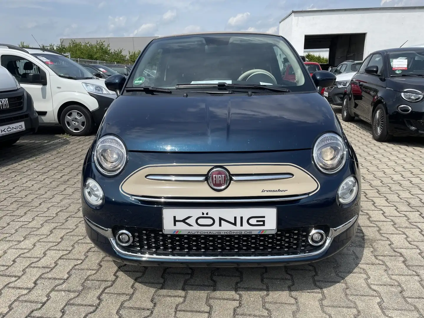 Fiat 500C Cabrio Dolcevita Carplay*Klima*Leichtmetall Blau - 2