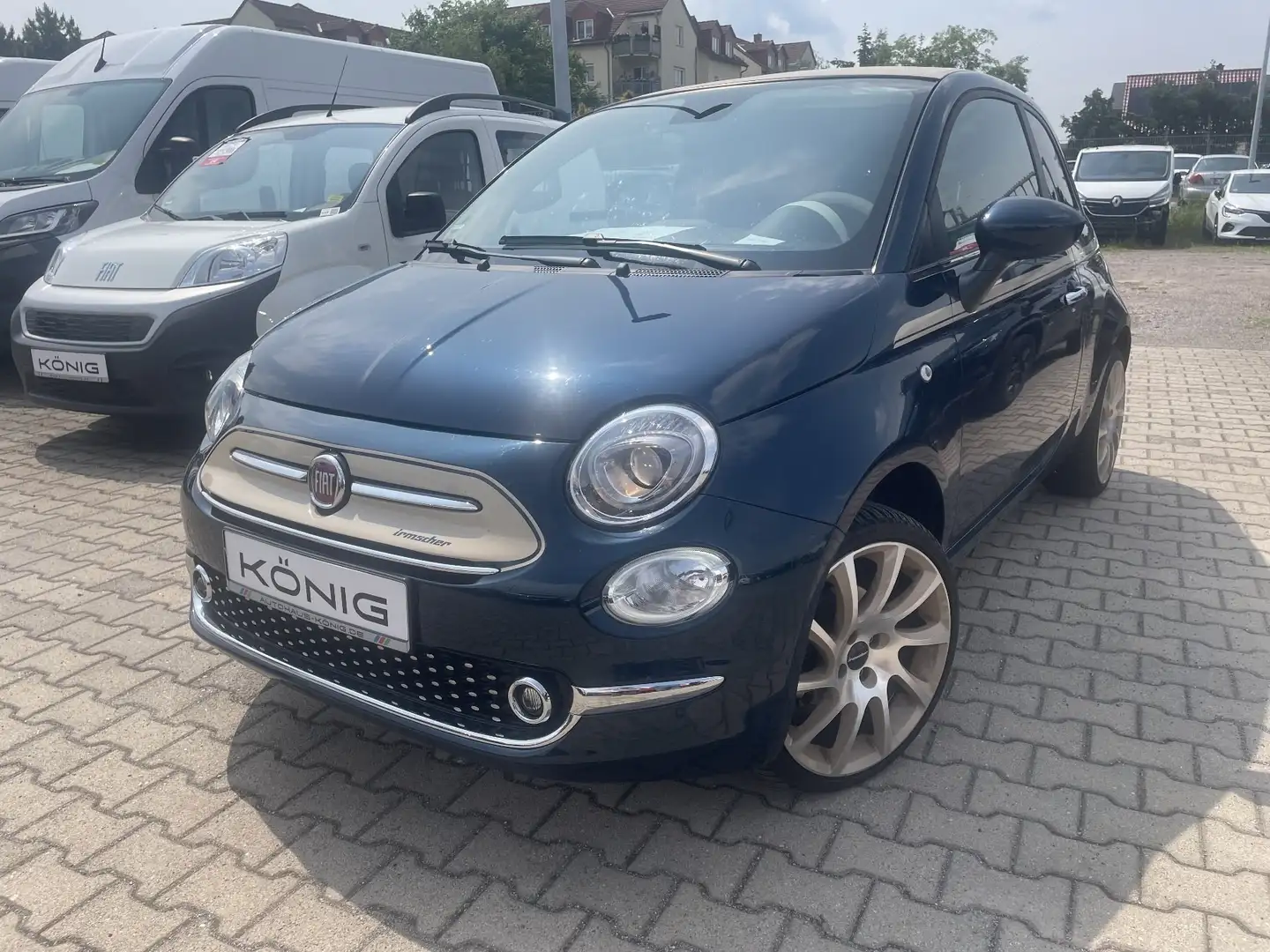 Fiat 500C Cabrio Dolcevita Carplay*Klima*Leichtmetall Blau - 1