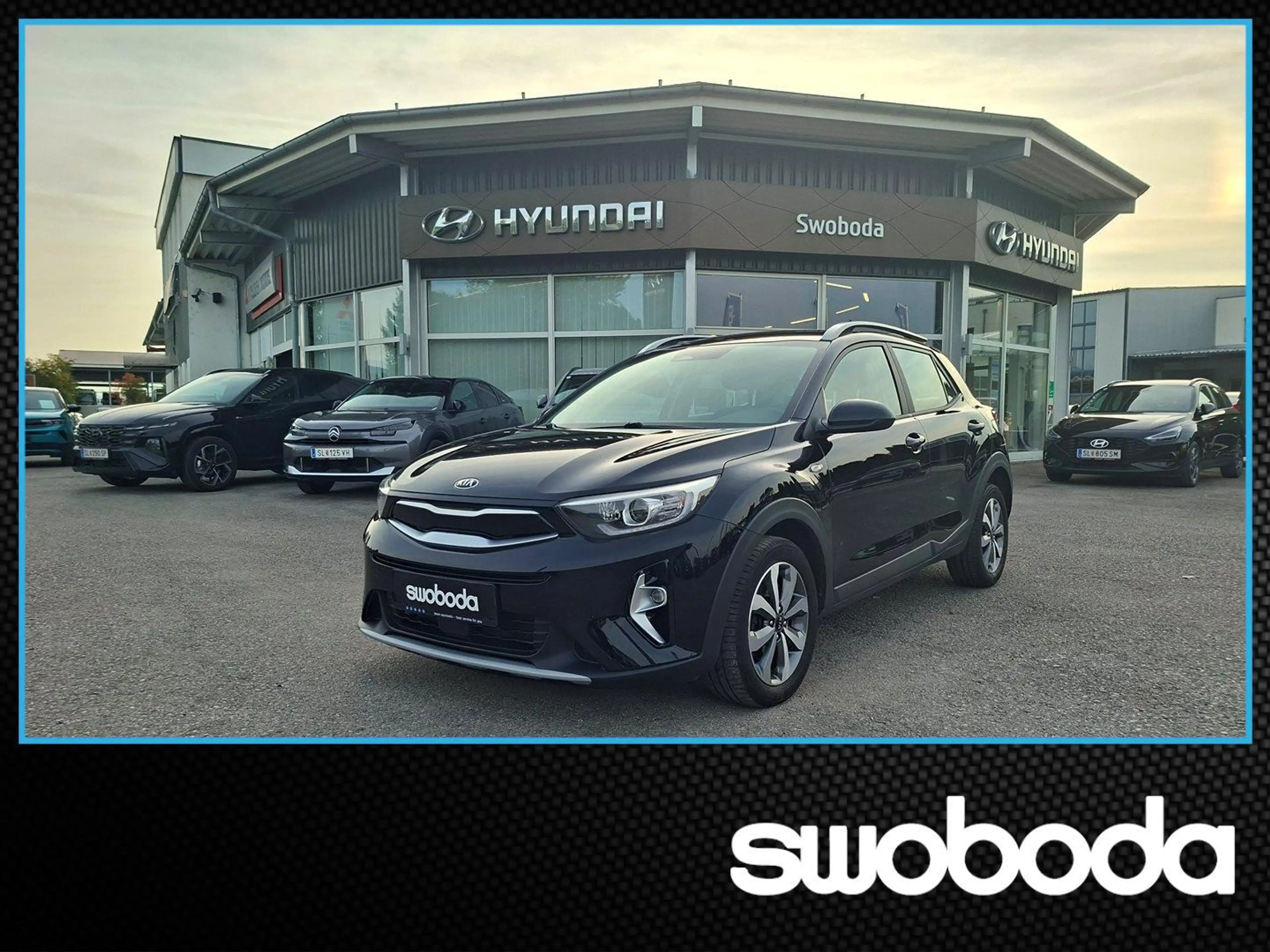 Kia Stonic 1,25 MPI ISG Silber