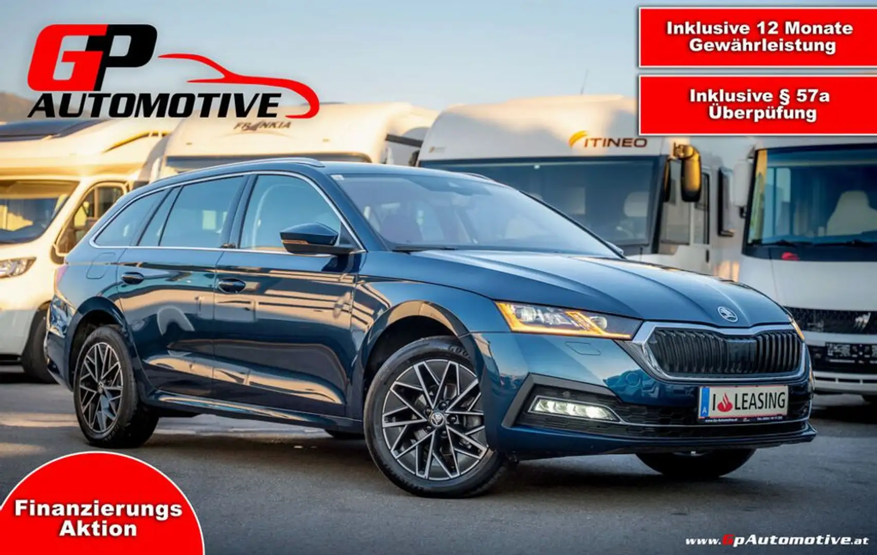 Skoda Octavia Style MATRIX AHK DIGITAL TACHO Blau - 1