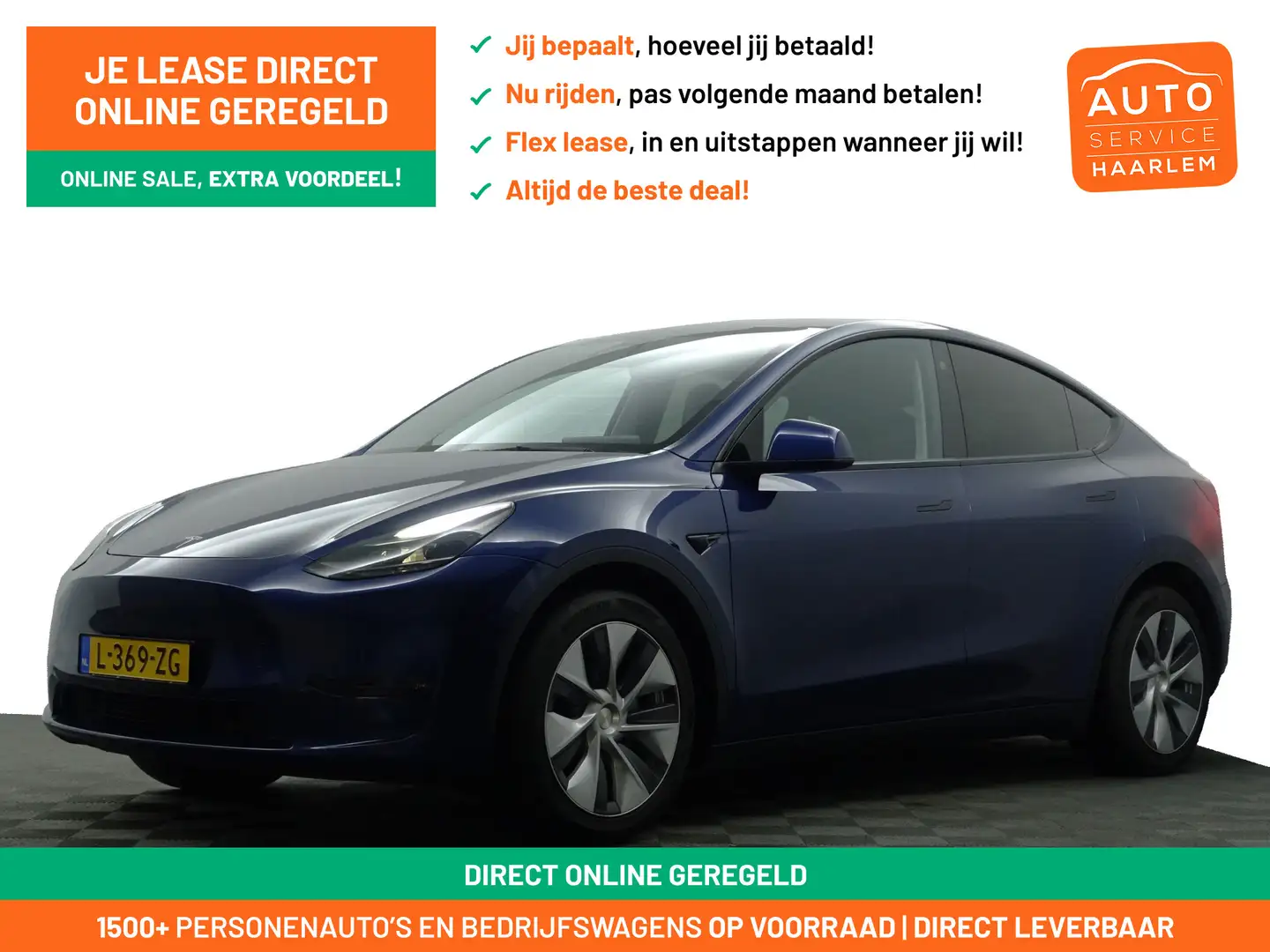 Tesla Model Y Long Range AWD 75 kWh- Trekhaak, Privacy Glass, Bl Bleu - 1