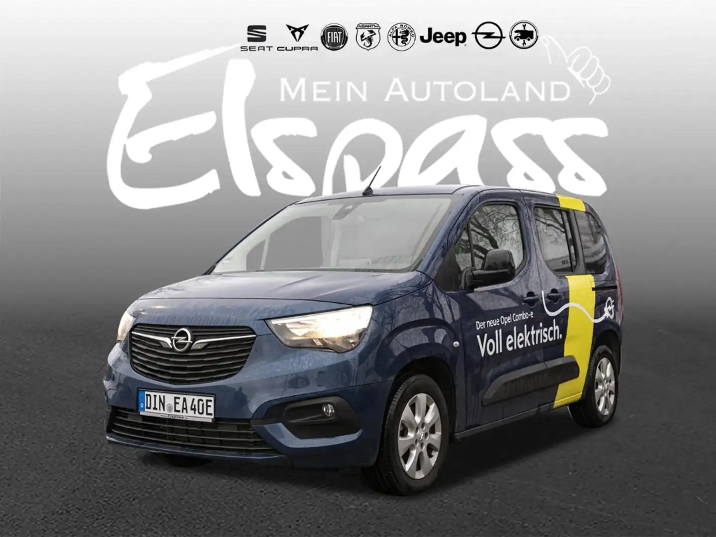 Opel Combo -e L Elegance Elektro (100) KLIMA SHZ PDC Niebieski - 1