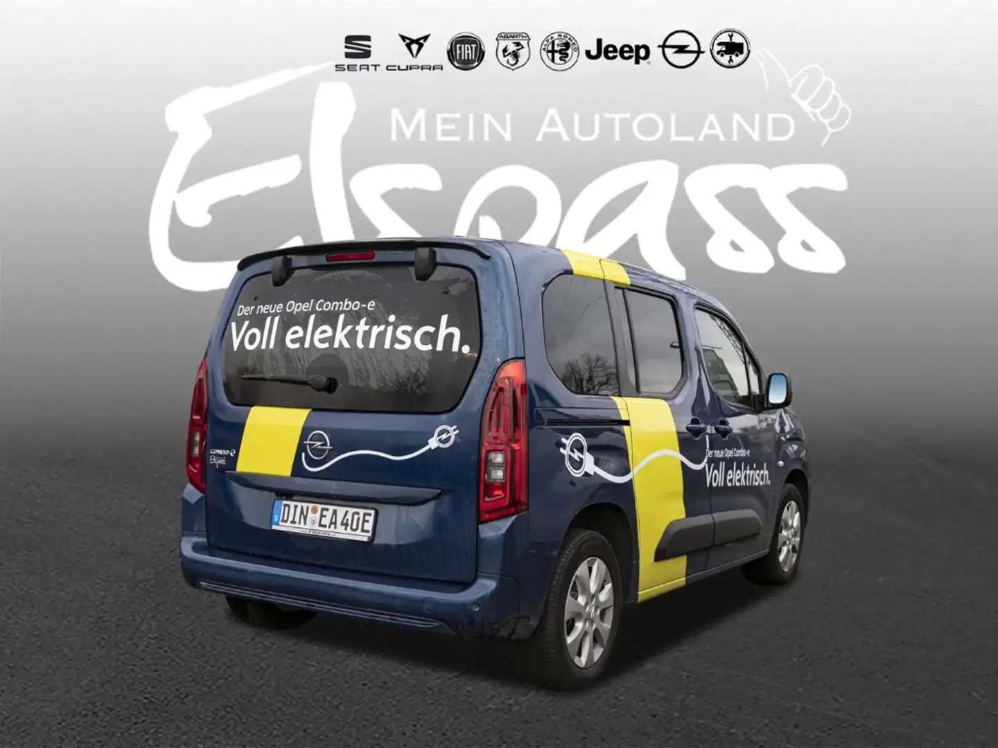 Opel Combo -e L Elegance Elektro (100) KLIMA SHZ PDC plava - 2