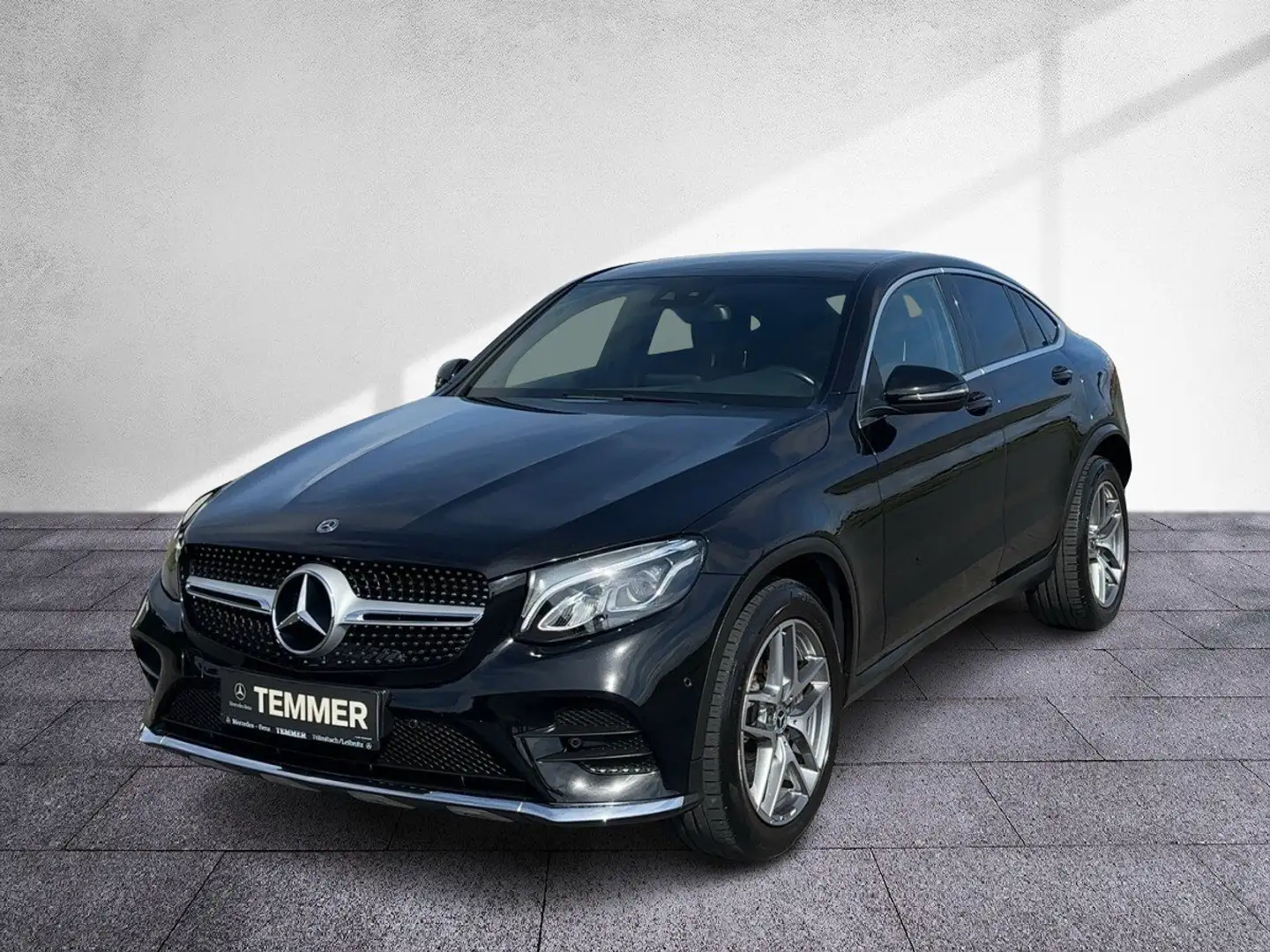 Mercedes-Benz GLC 220 d 4M Coupé AMG-Line LED Tempomat Shz Navi Schwarz - 2