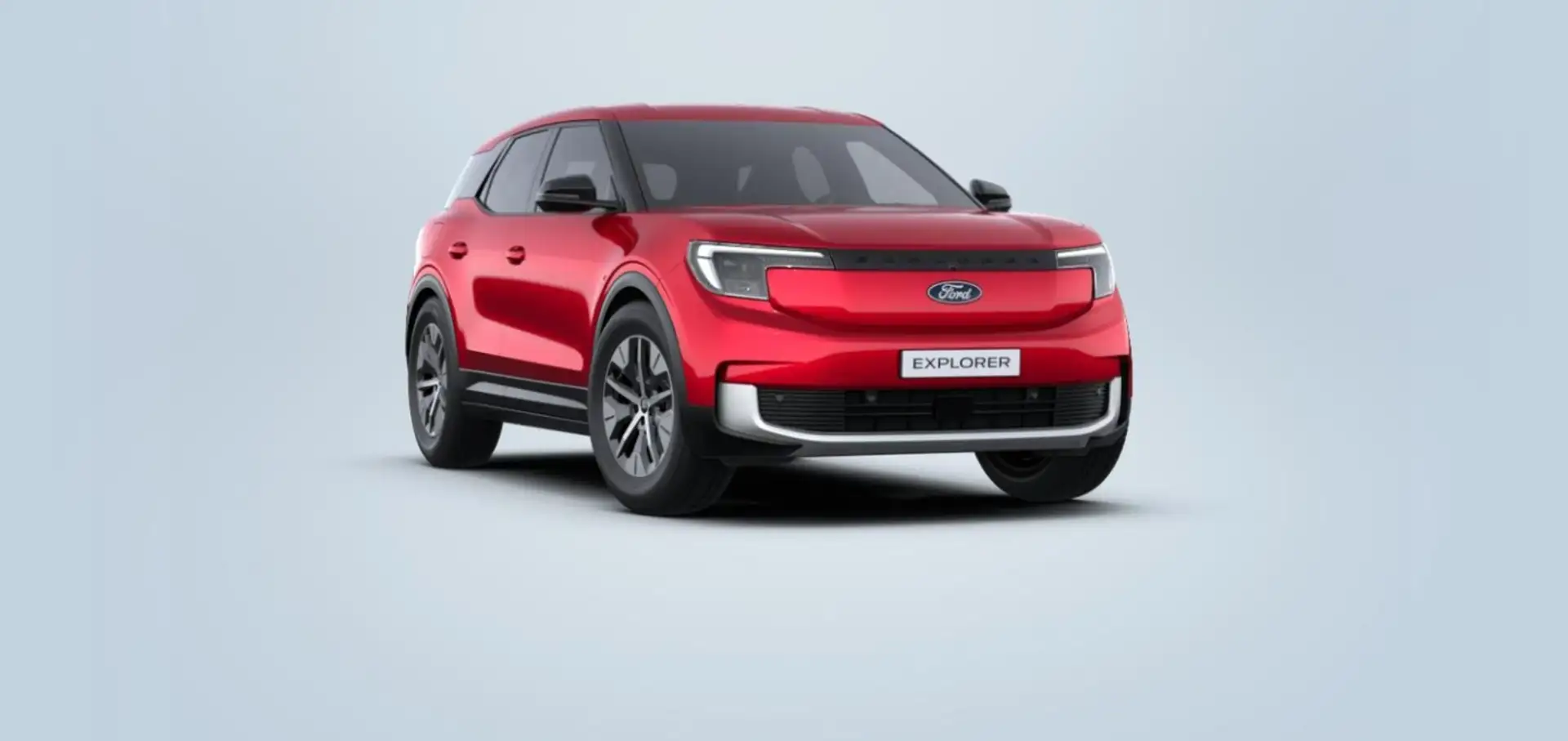 Ford Explorer BEV Extended Range RWD IACC*BLIS*360° Rouge - 2