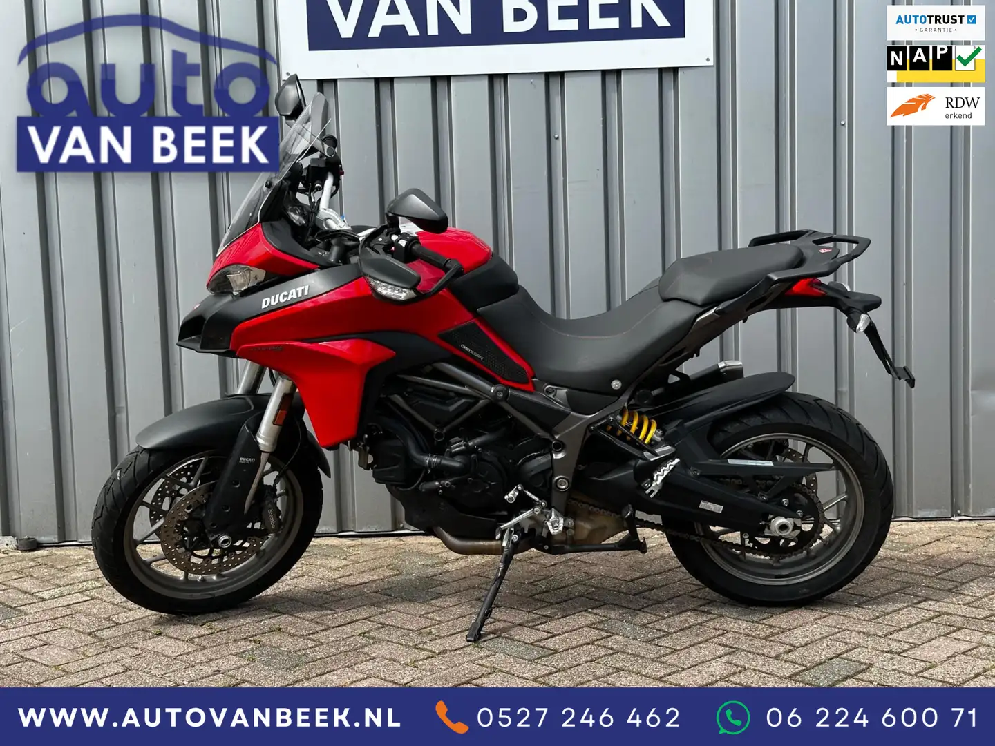 Ducati All-Road Multistrada 95|Middenbok|Puig|Windscherm| Rood - 1