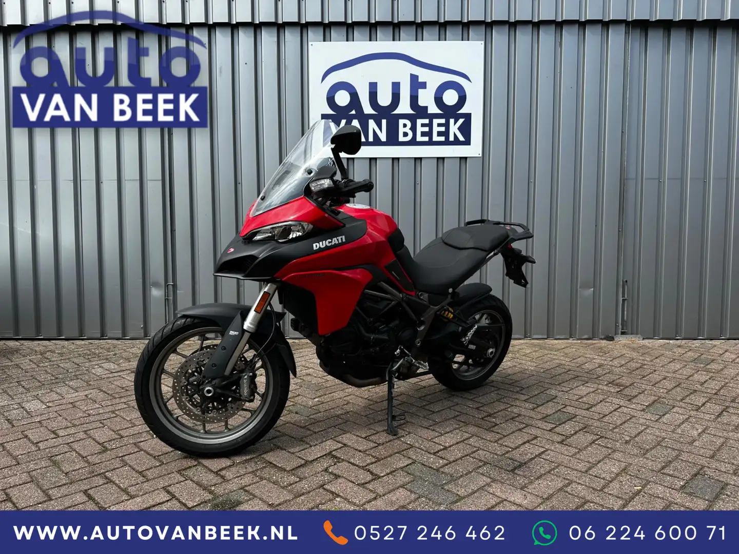 Ducati All-Road Multistrada 95|Middenbok|Puig|Windscherm| Rood - 2