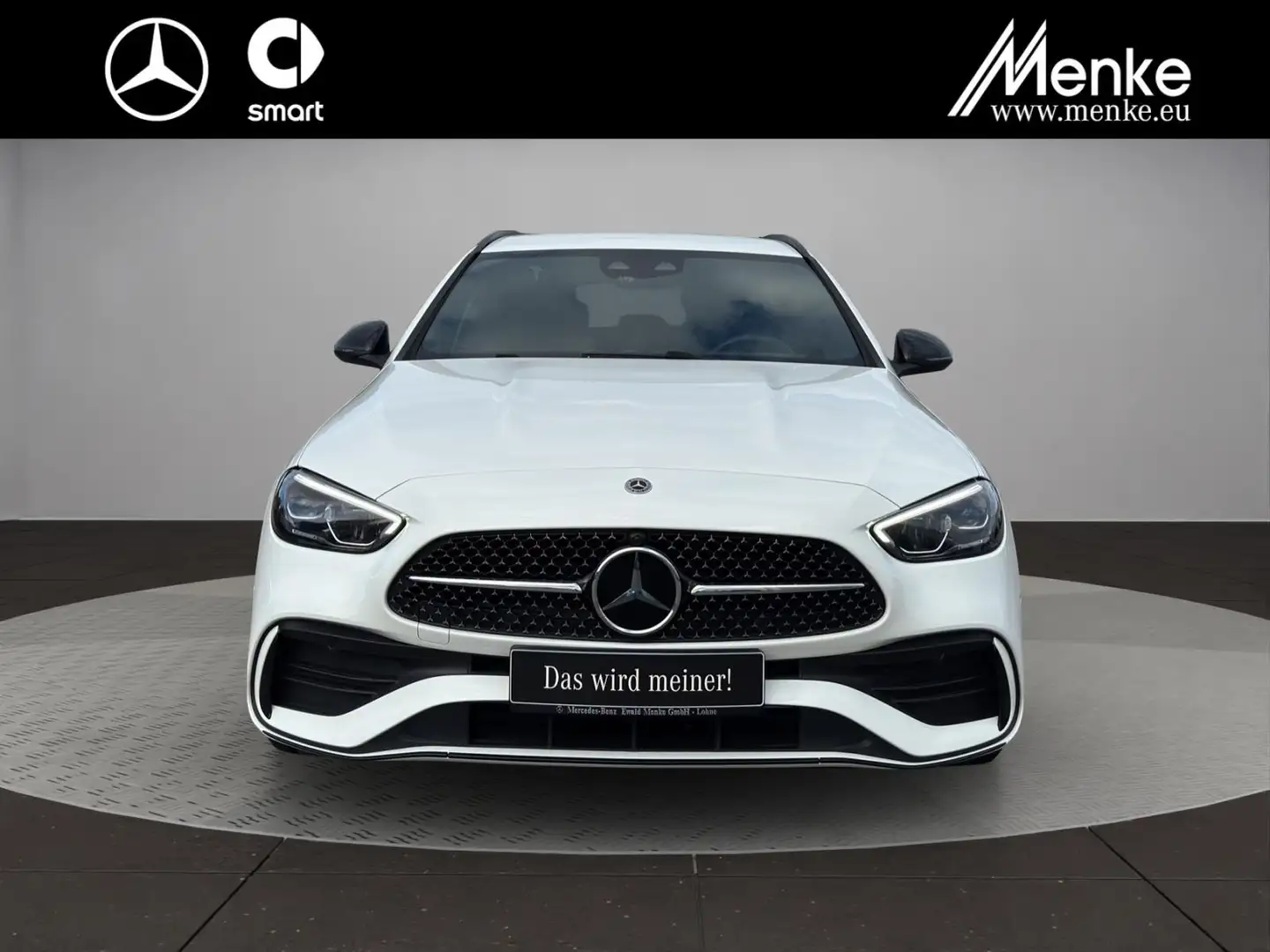 Mercedes-Benz C 220 d T-Mod AMG+Night+19er+Distro+AHK+Ambiente Weiß - 2