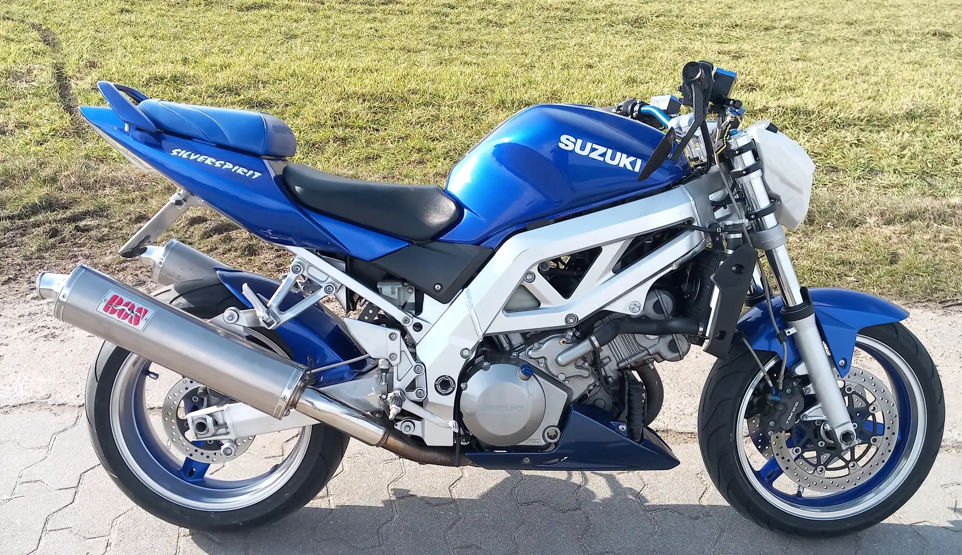 Suzuki SV 1000 Streetfighter BOS LSL ABM Stahlflex HU neu Azul - 2
