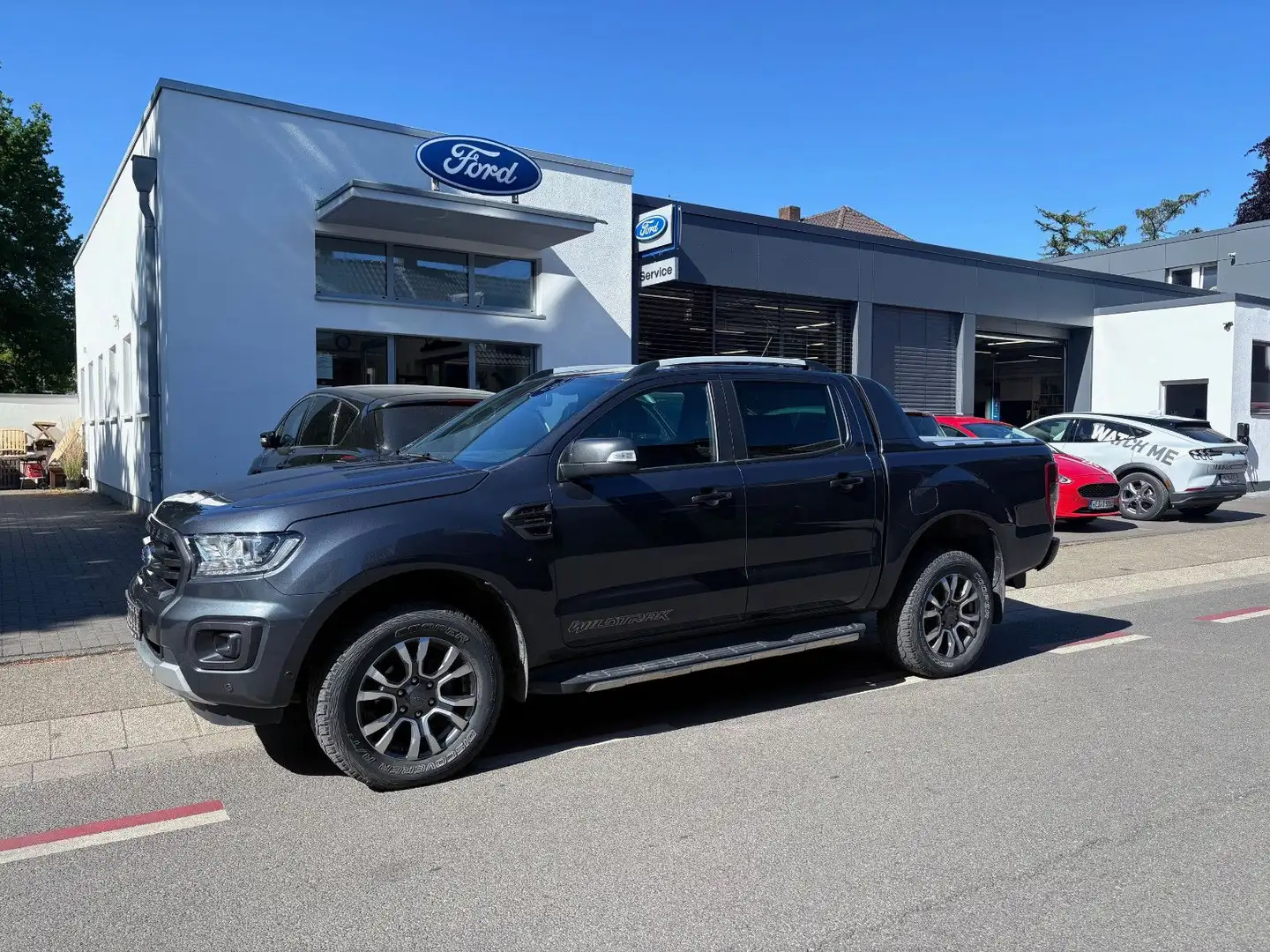 Ford Ranger Wildtrak Doppelk4x4/AHK/Kamera/Winterp. Grigio - 1