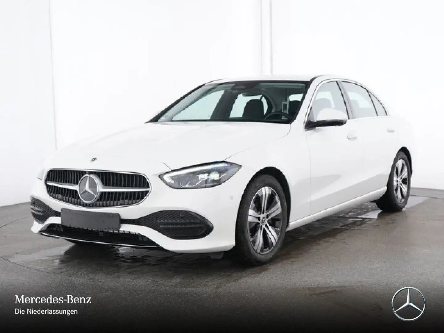 Mercedes-Benz C 180 AVANTG+360+LED+KEYLESS+9G Blanc - 2