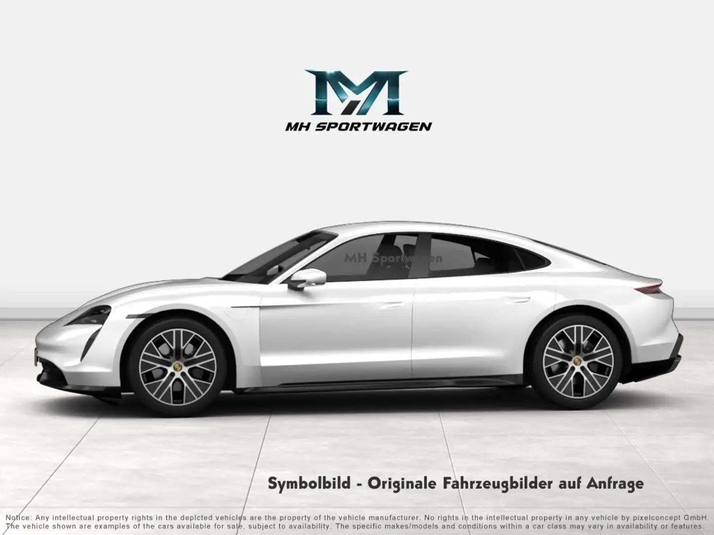 Porsche Taycan Sport Chrono Paket|Luftfederung|LED-Matrix|PSCB Weiß - 2