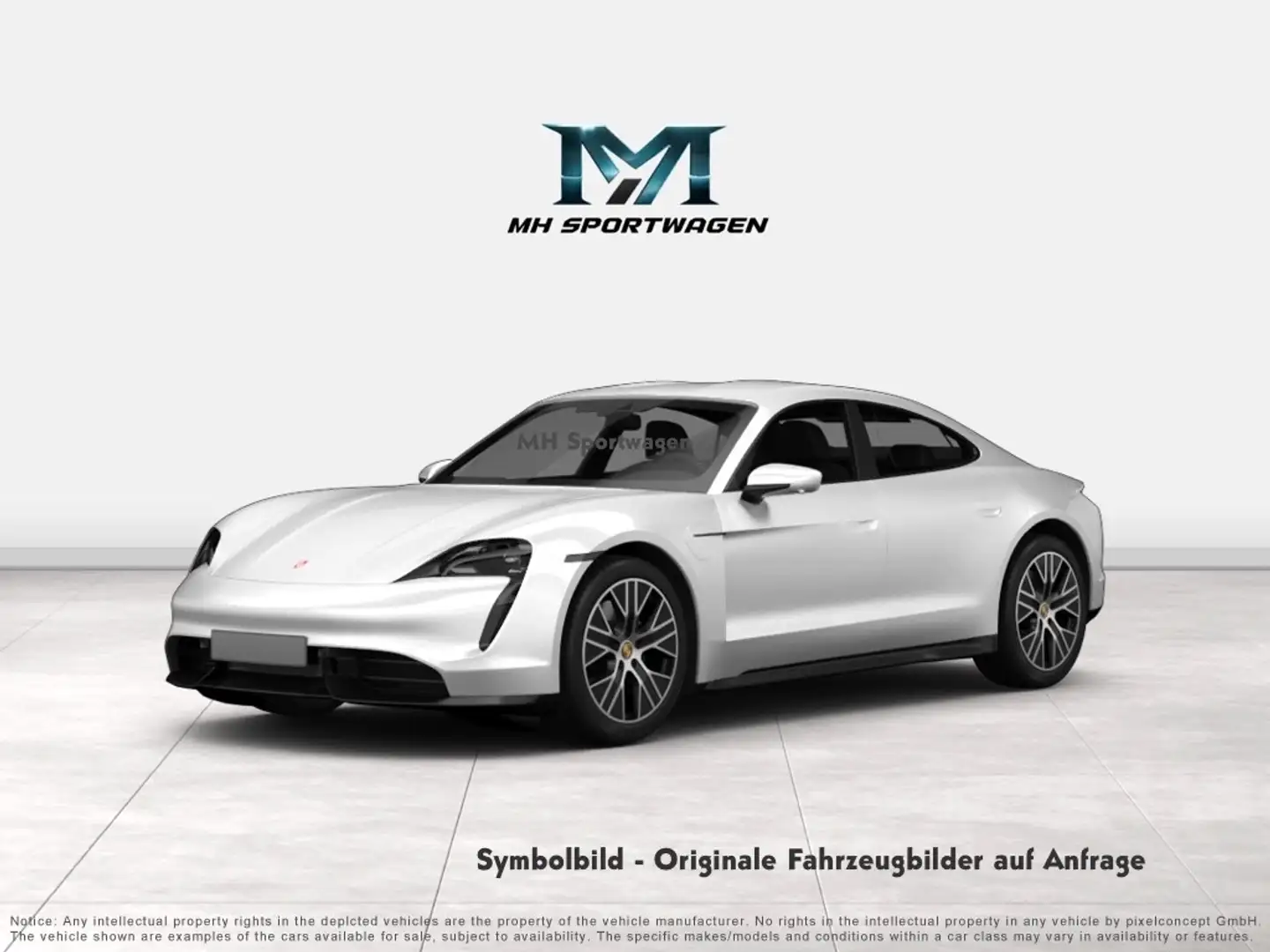 Porsche Taycan Sport Chrono Paket|Luftfederung|LED-Matrix|PSCB Weiß - 1