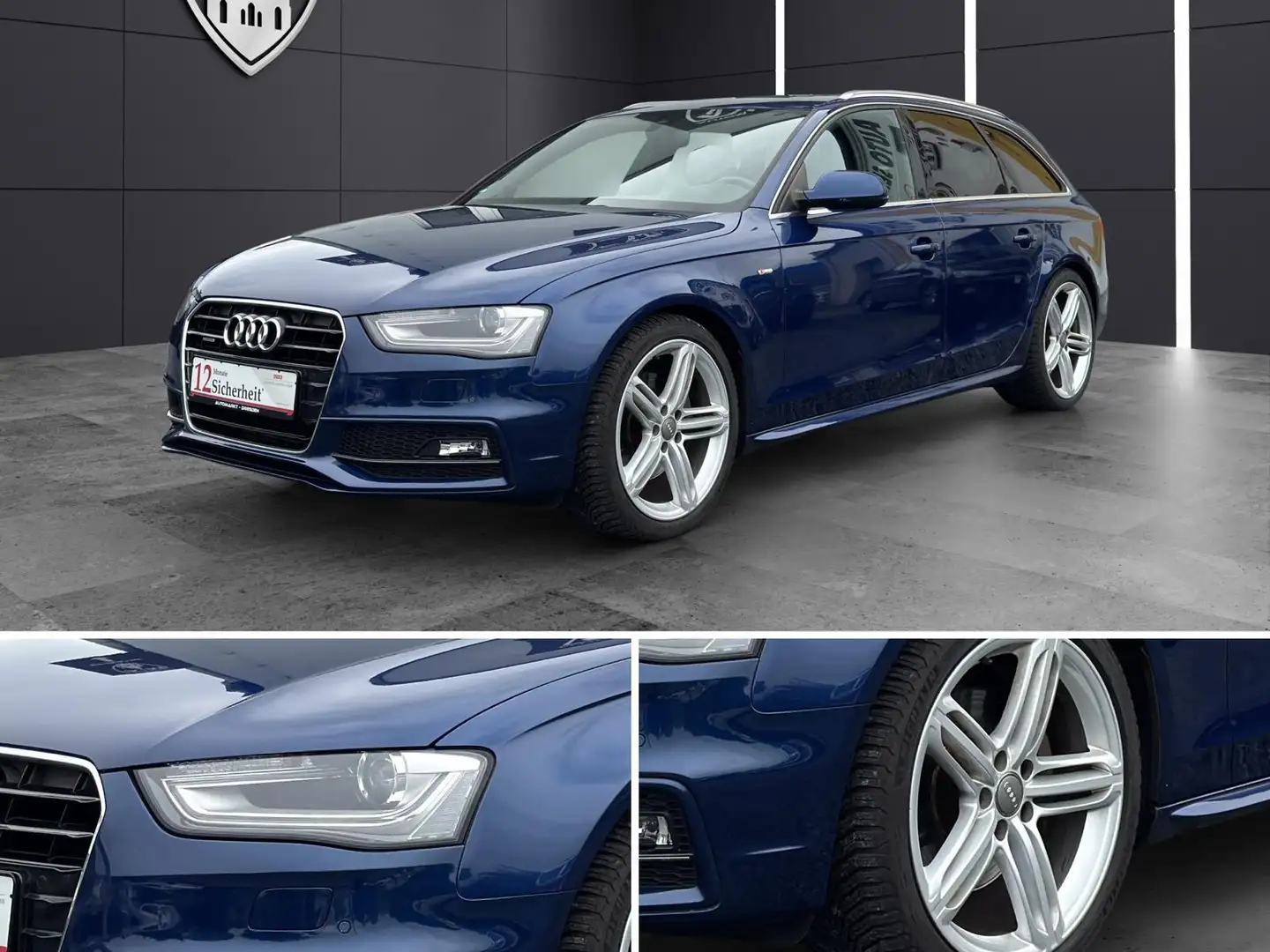 Audi A4 2.0 TFSI S line plus quattro Xenon*Leder*Navi Blau - 2