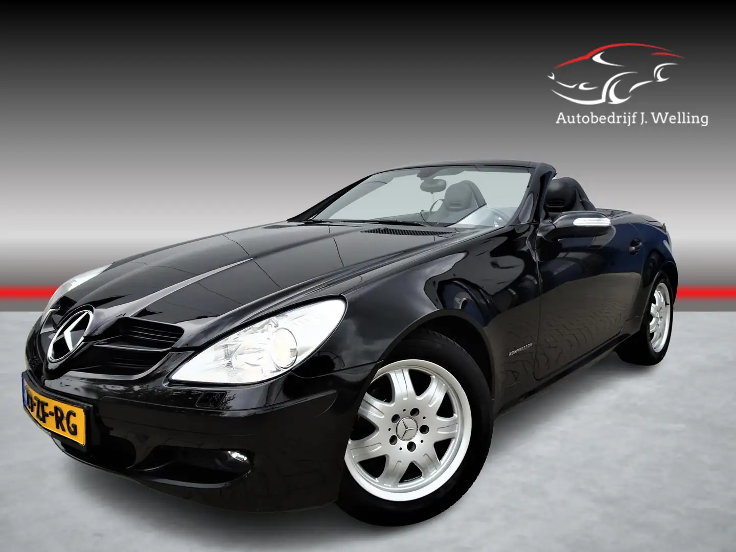 Mercedes-Benz SLK 200 K. automaat / leer / cruise control Mercedes-Benz Schwarz - 1