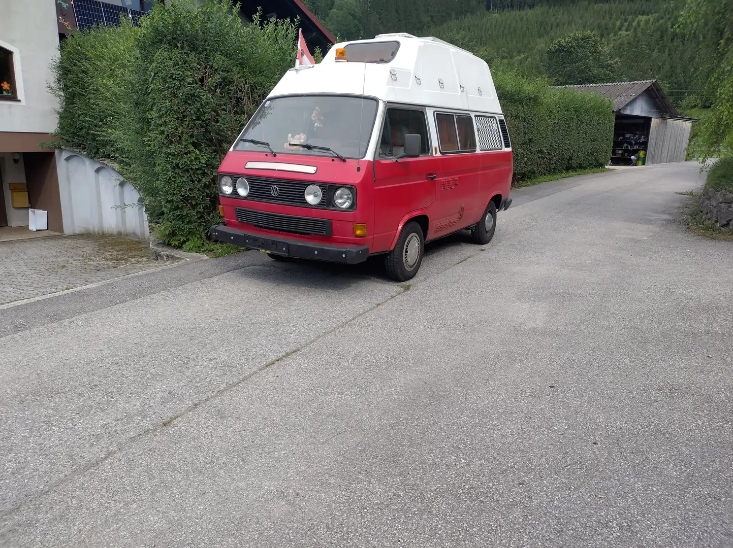 Volkswagen T3 KRANKENW (78) Rouge - 2