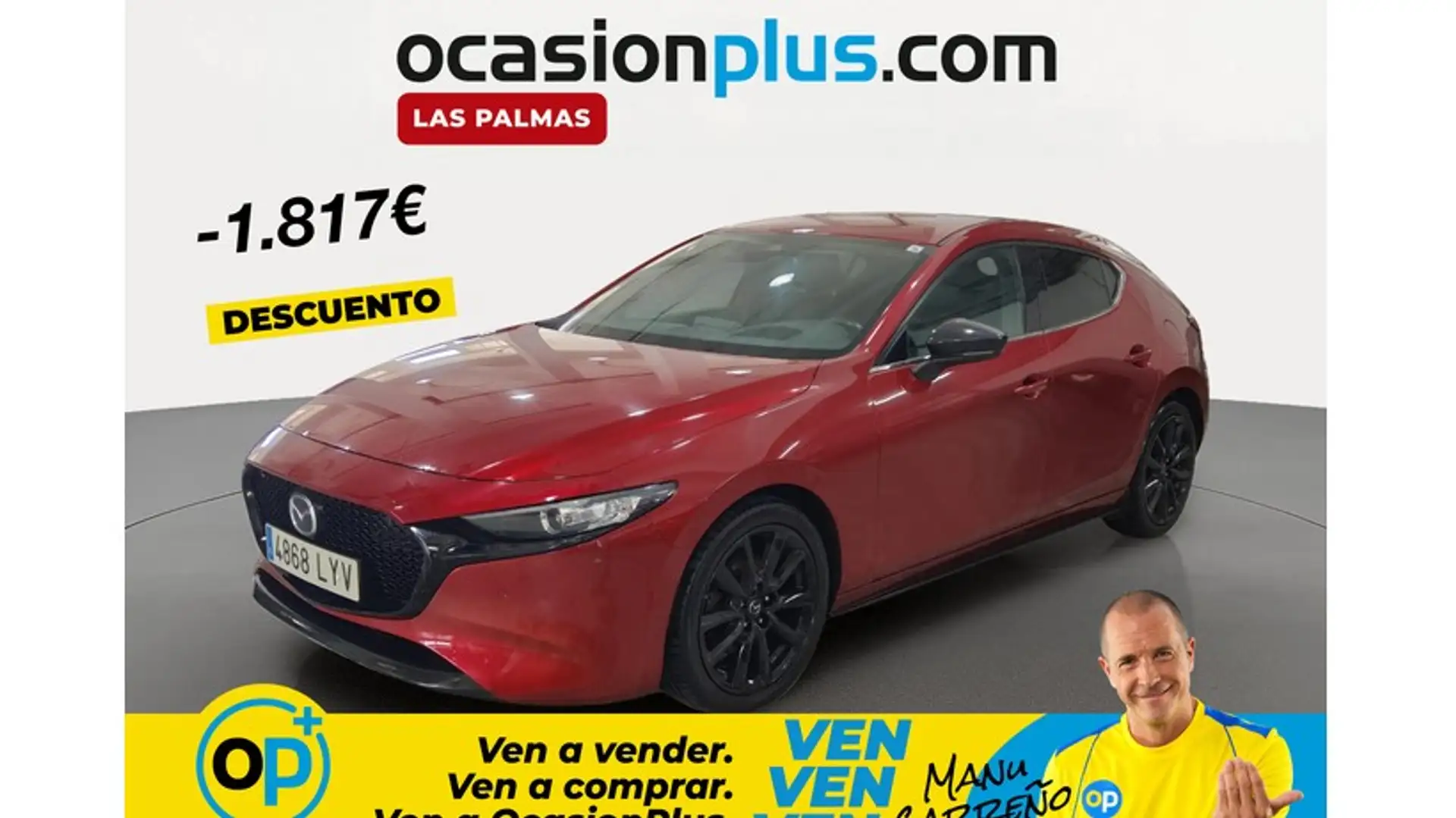 Mazda 3 2.0 e-Skyactiv-G Homura 90kW Rojo - 1