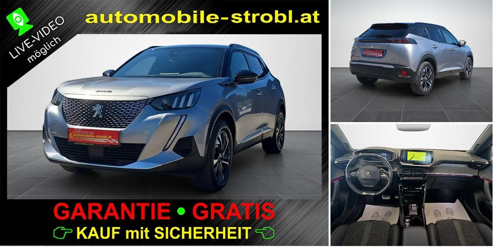 Peugeot e-2008 2008 (e)-GT Virt.C LED Standhzg GARANTIE Grigio - 1