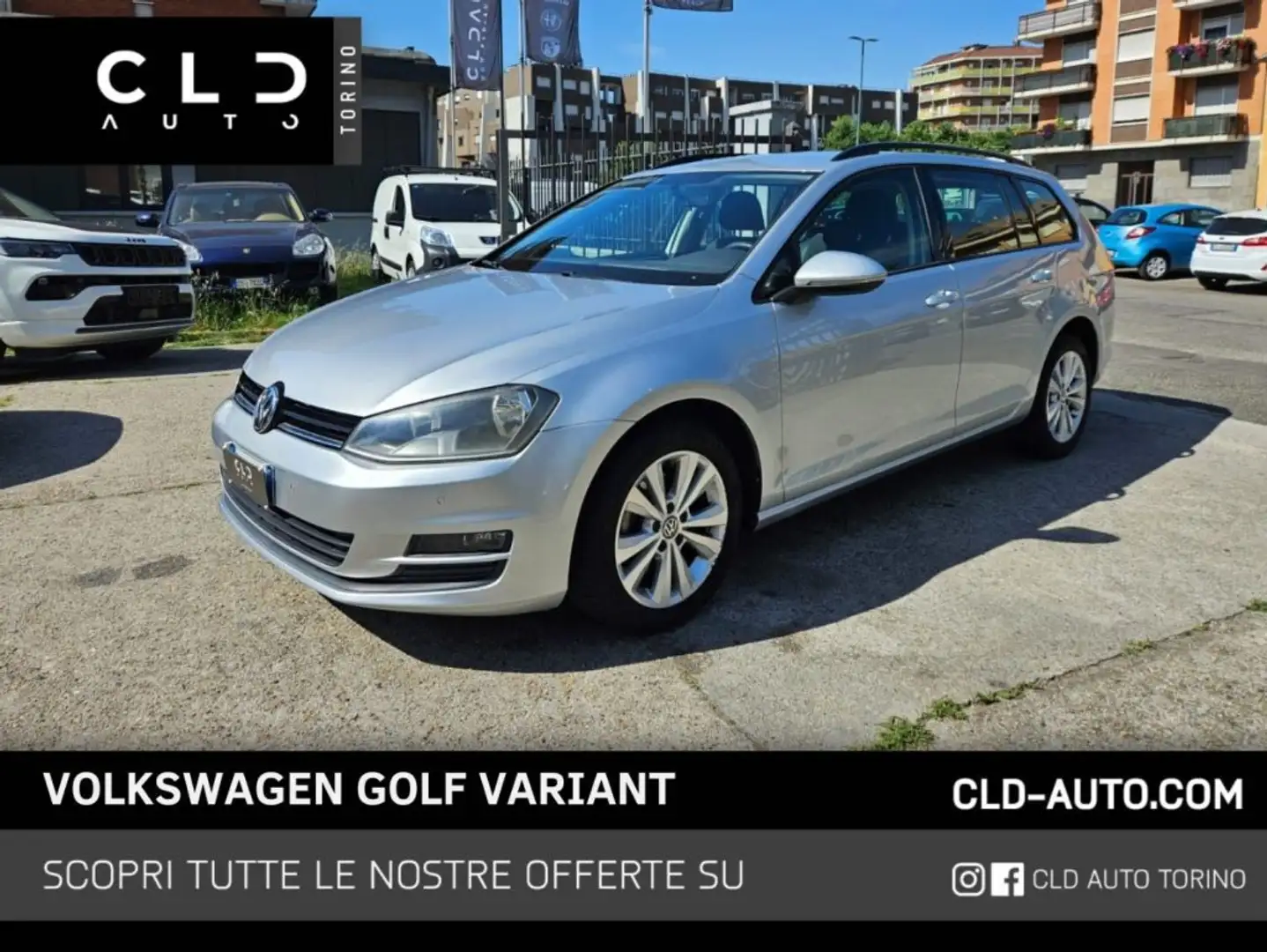 Volkswagen Golf Variant 1.6 TDI 110 CV BlueMotion Tech. Grigio - 1