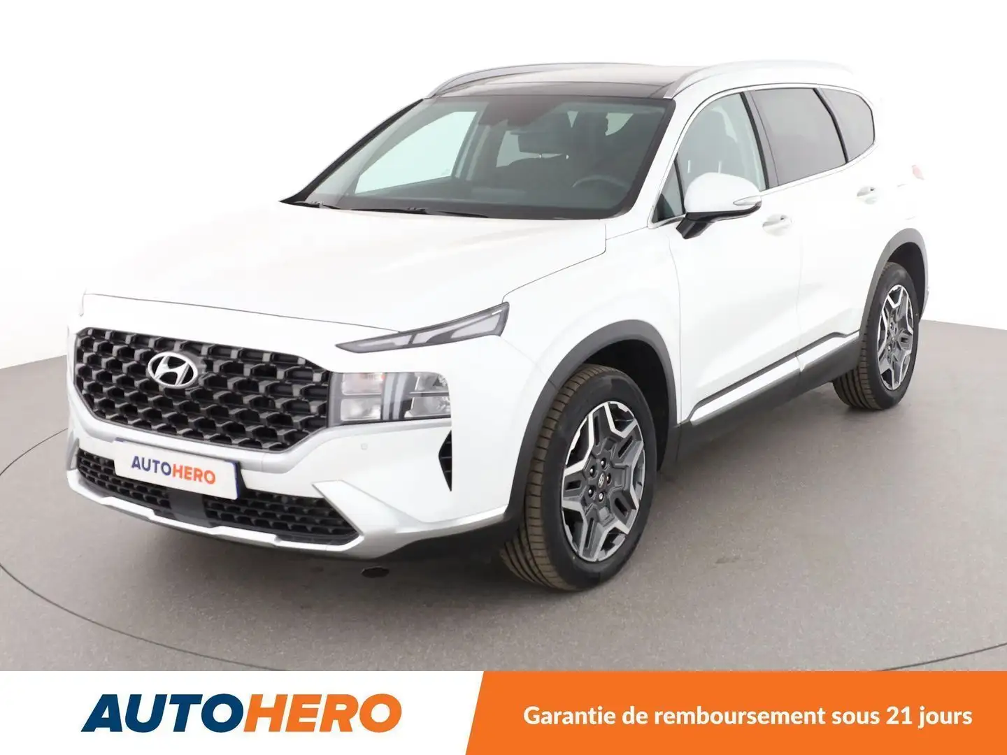 Hyundai SANTA FE 1.6 T-GDi Plug-in Hybrid HTRAC Creative BVA6 Blanc - 1