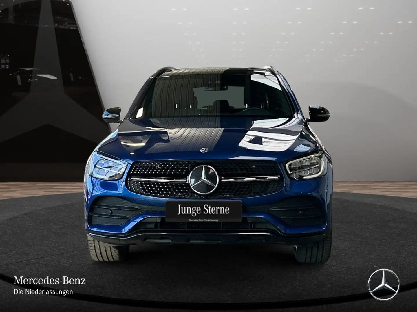 Mercedes-Benz GLC 300 d 4M AMG+NIGHT+PANO+360+LED+SPUR+TOTW+9G Bleu - 2
