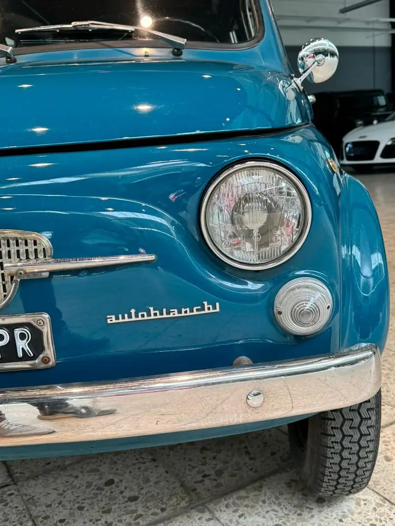 Fiat 500 Giardiniera "Autobianchi" Faltdach Синій - 2